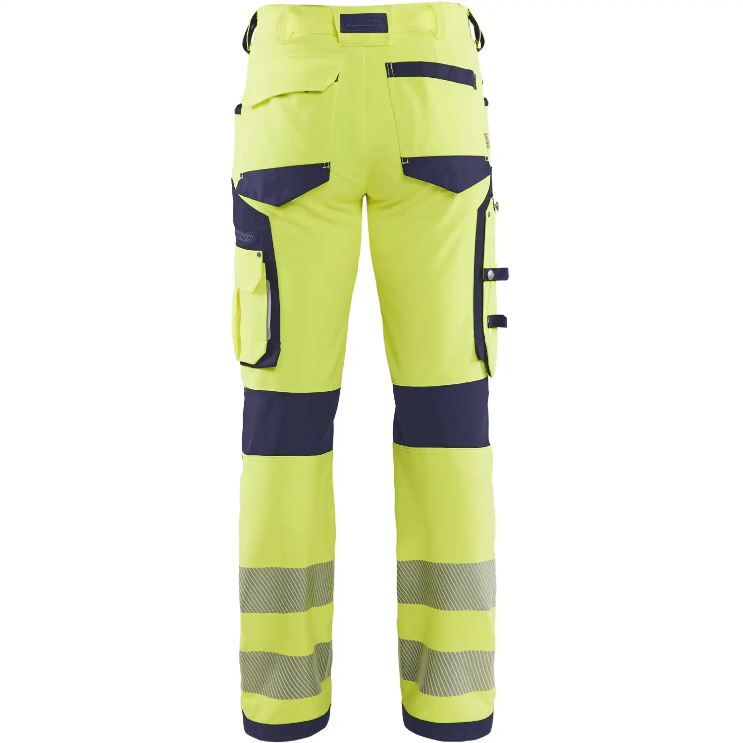 Warnschutz Stretch-Bundhose Kl. 2 "1197" in gelb/marine, C144 - Thumbnail 2