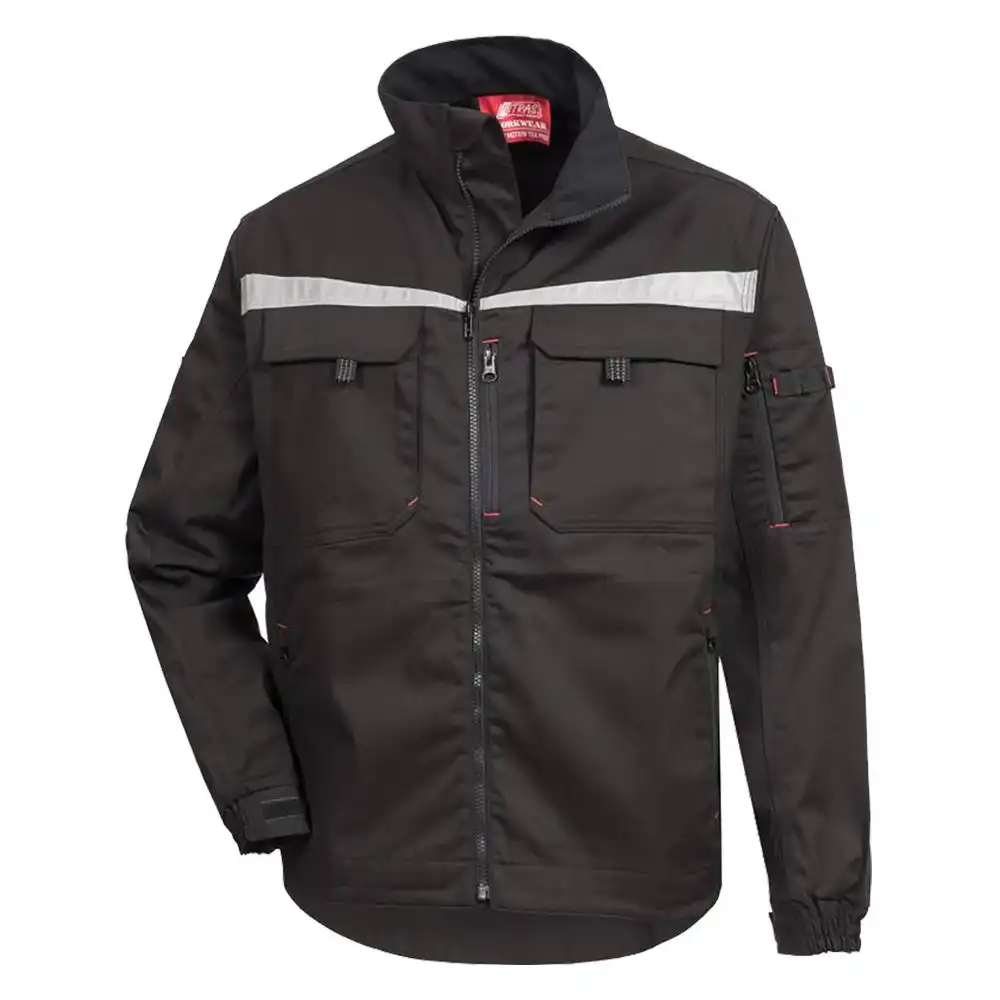 Arbeitsjacke " MOTION TEX PRO FX" in schwarz, 52 - Thumbnail 1