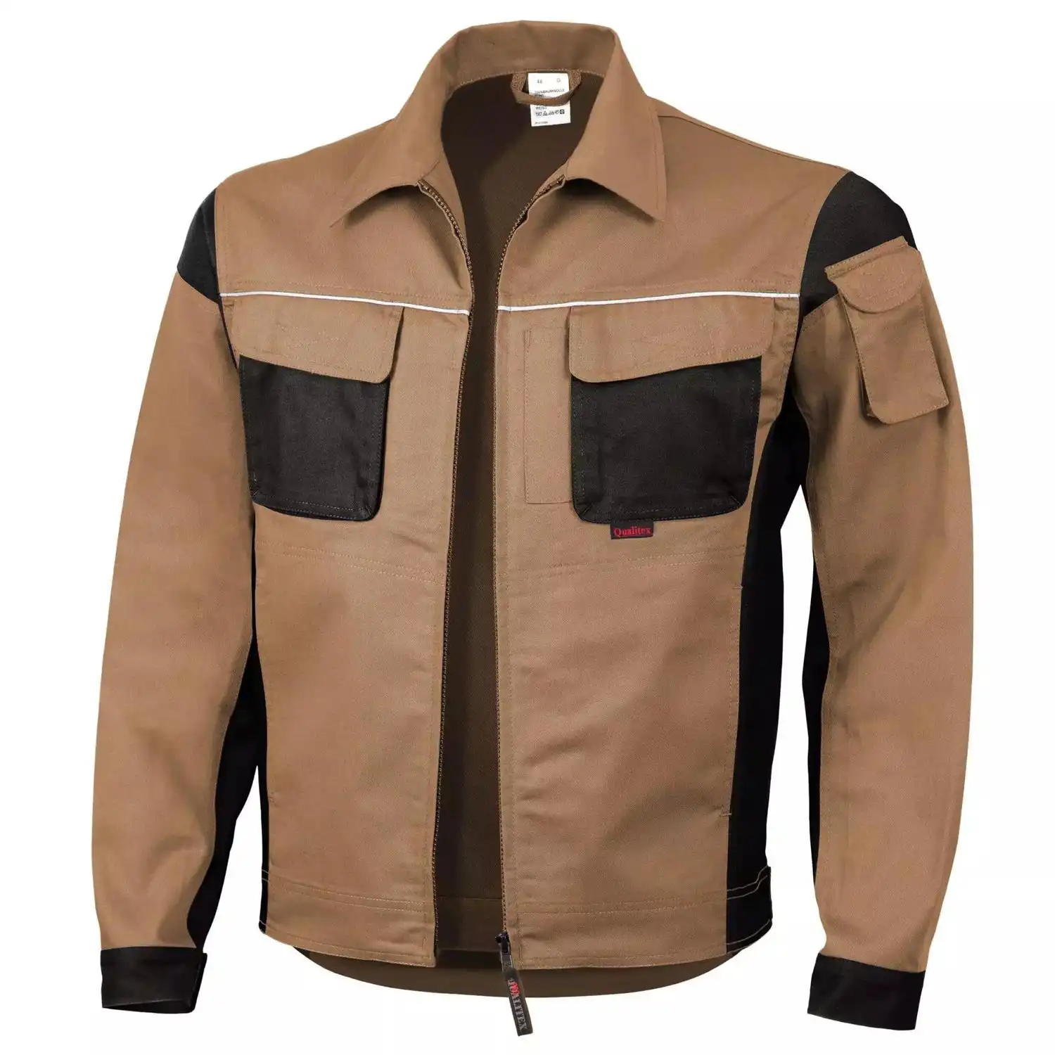 Bundjacke "PRO" in khaki/Schwarz, 3XL - Thumbnail 1