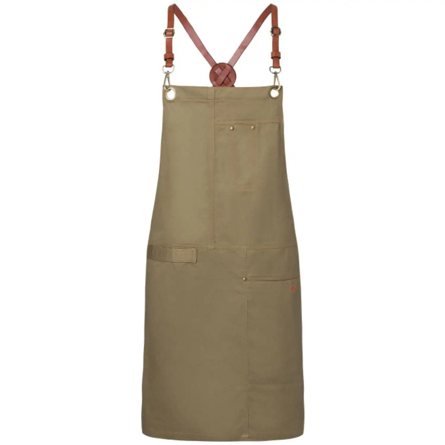 Latzschürze Urban "LS25" in khaki - Thumbnail 1