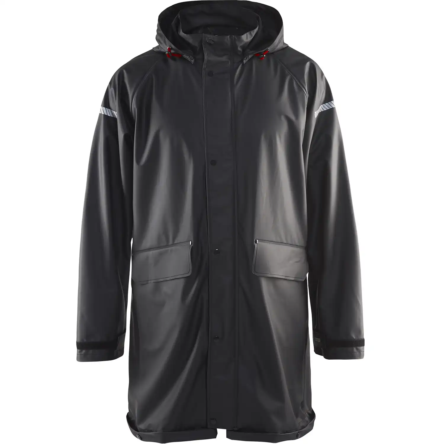 PU-Regenjacke Level 1 "4301" in schwarz, XL - Thumbnail 1