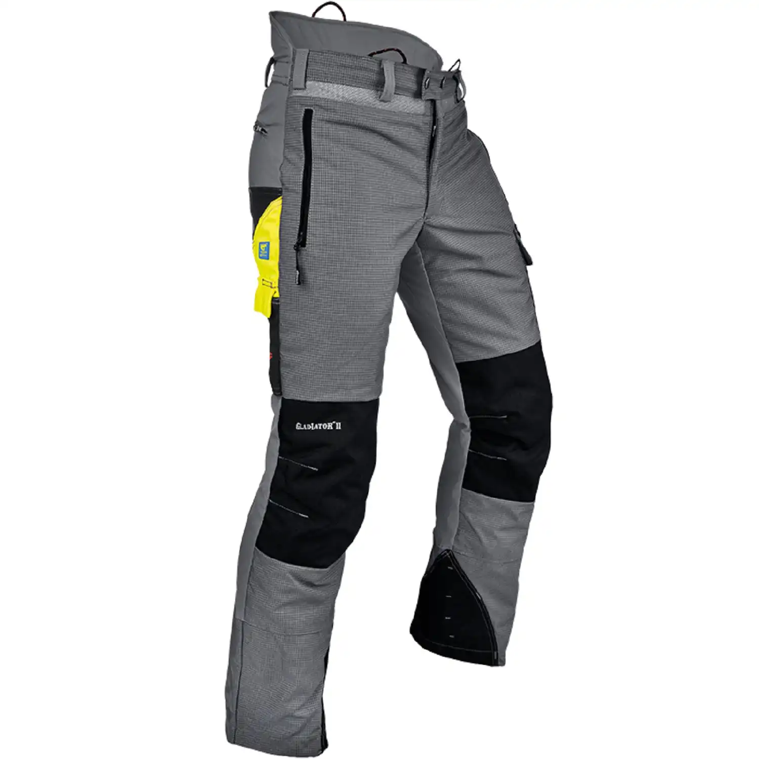 Schnittschutzhose "GLADIATOR II" Kl.2 in grau, XL - Thumbnail 1