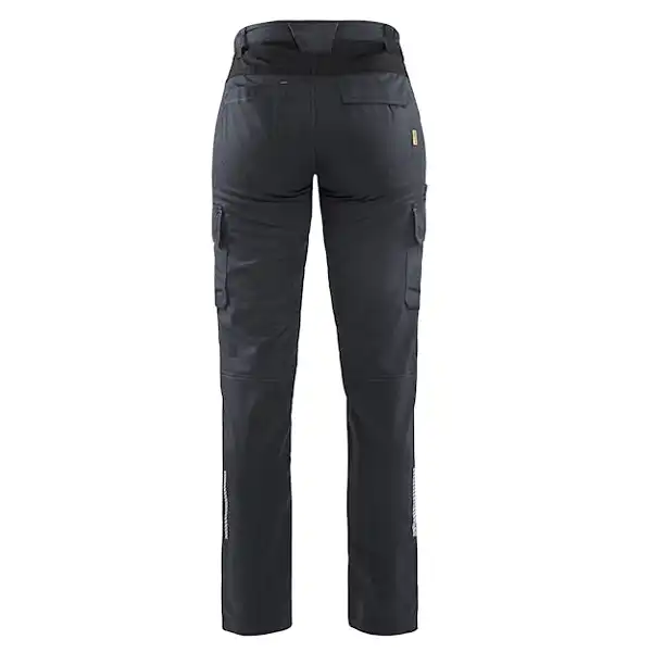 Damen Stretch Bundhose "7144" Industrie in mittelgrau/schwarz, C42 - Thumbnail 2