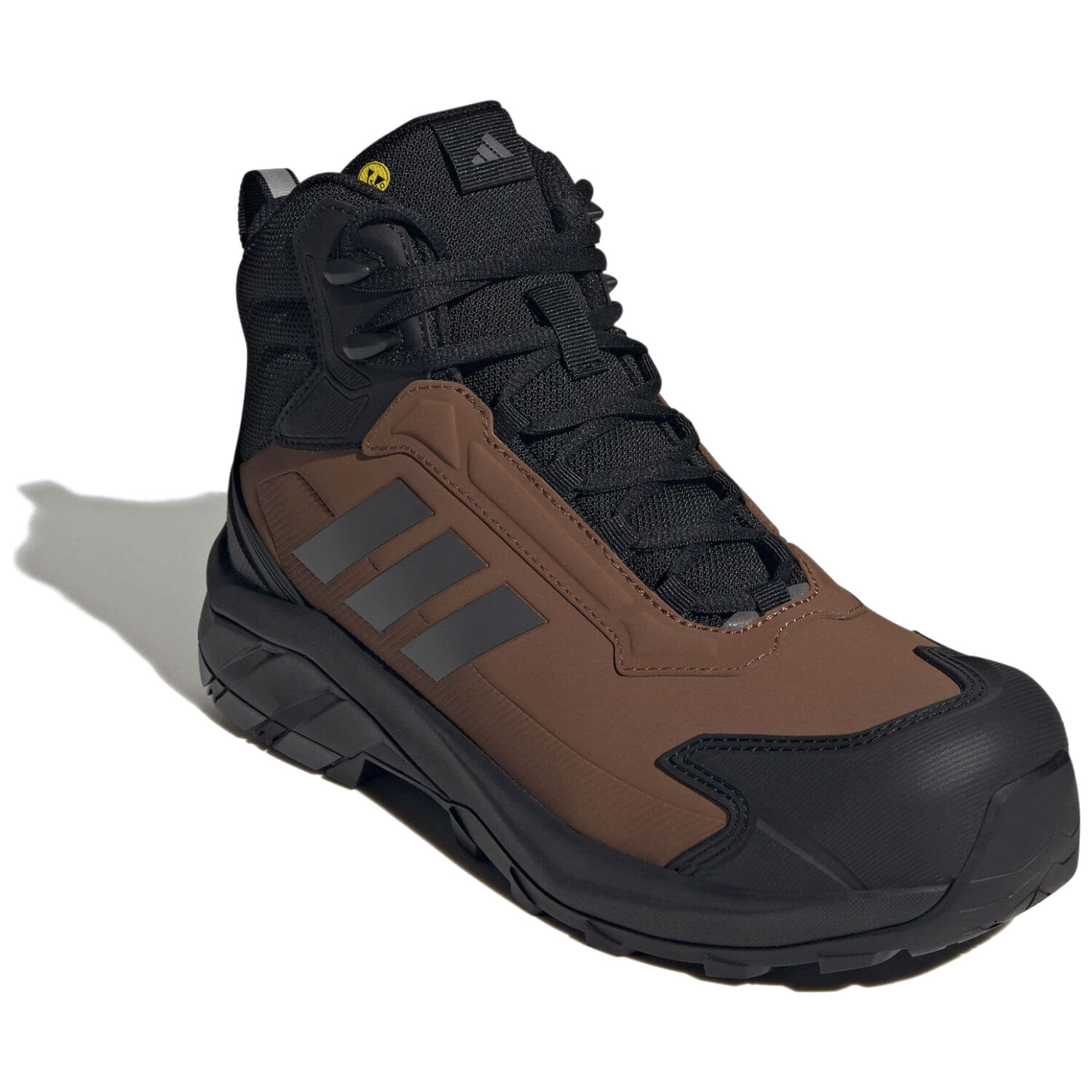 adidas GRANOR MID Herren S3S Sicherheitsschuhe in braun/schwarz, 48 - Thumbnail 2