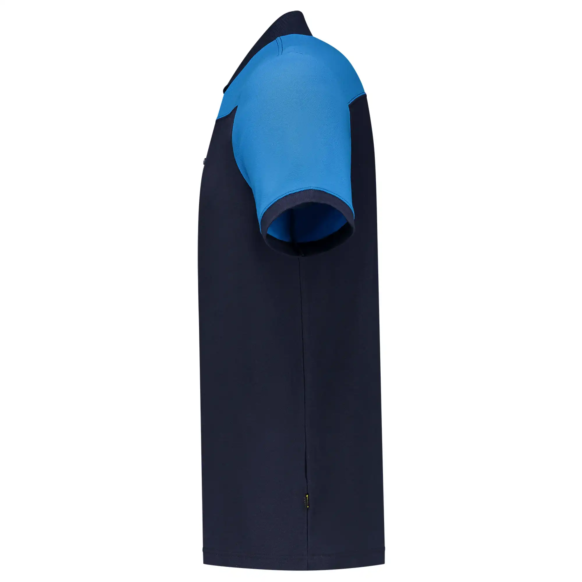 Polo-Shirt Bicolor "202006" Workwear in ink/turquoise, XL - Thumbnail 3