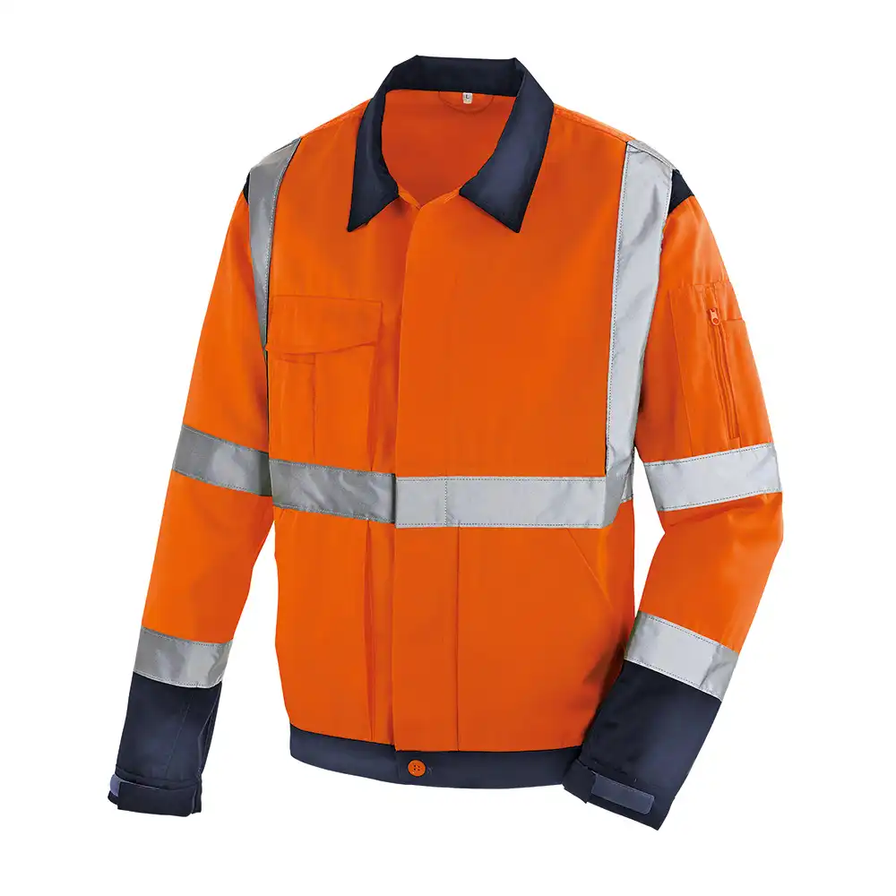 Warnschutz-Bundjacke "DAVENPORT" orange/marine in L - Bild 1