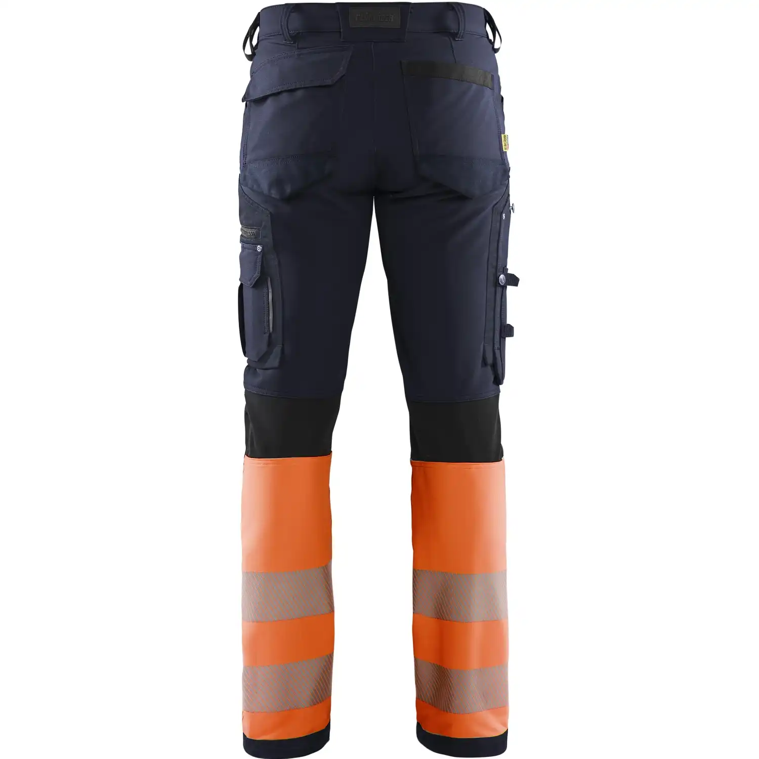 Warnschutz Stretch-Bundhose Kl. 1 "1193"  in marine/orange, C144 - Thumbnail 2