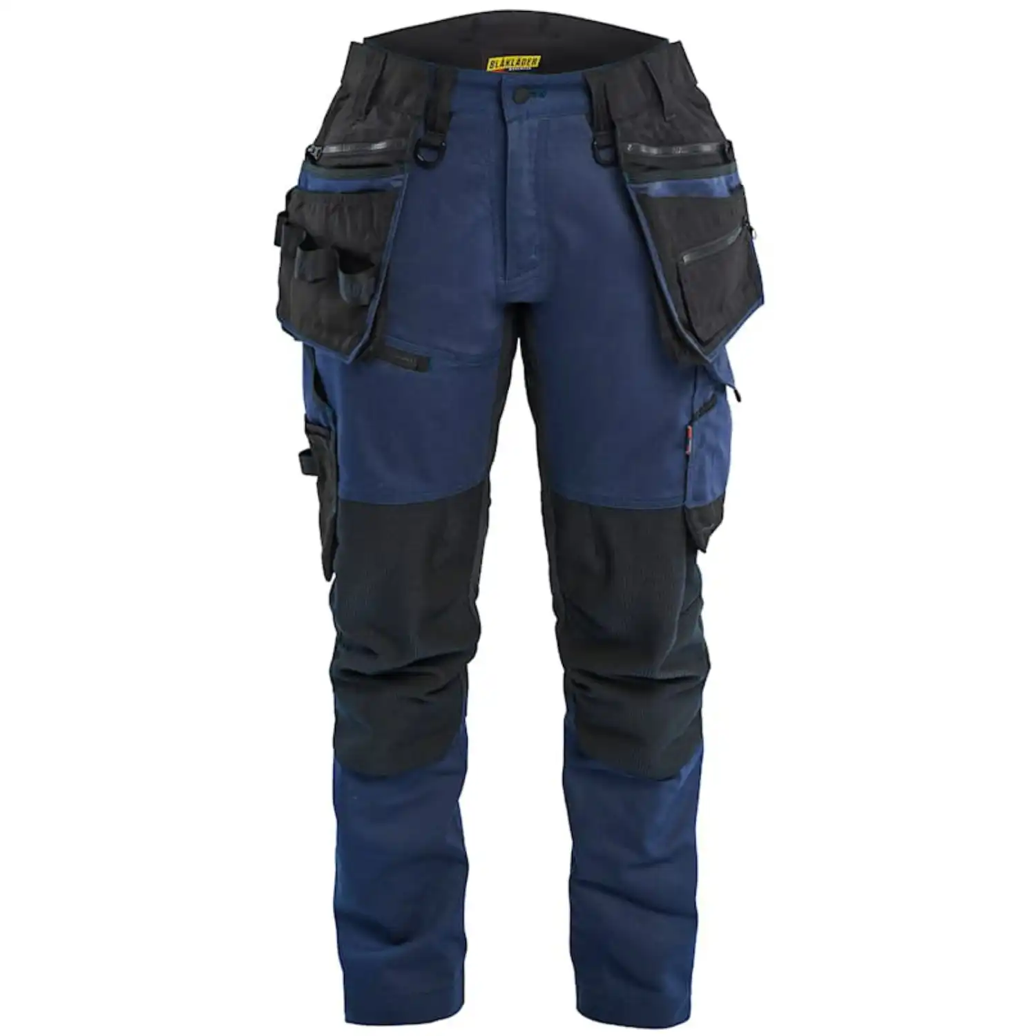 Damen Arbeitshose Stretch 7170 in Dunkelmarine/Schwarz, C32 - Thumbnail 1