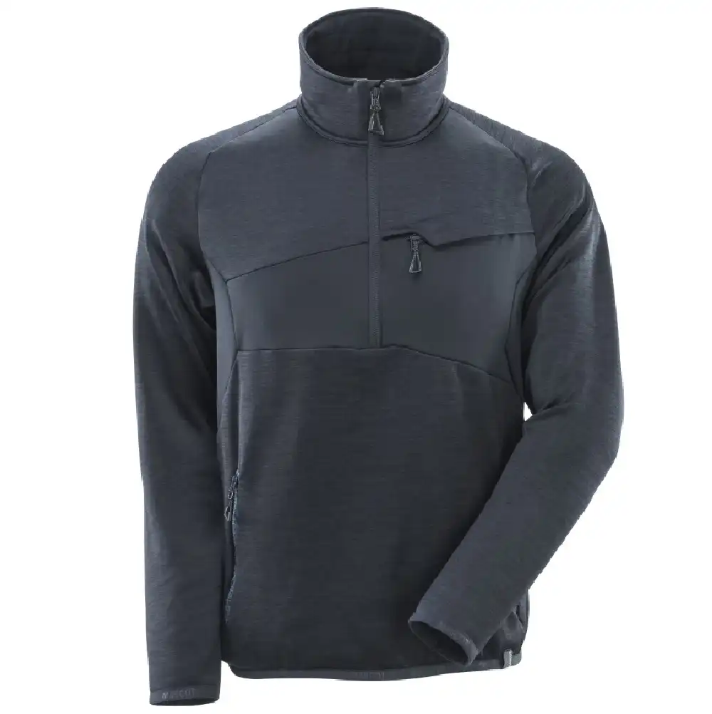 Fleecepullover "ACCELERATE" in schwarzblau, M - Bild 1