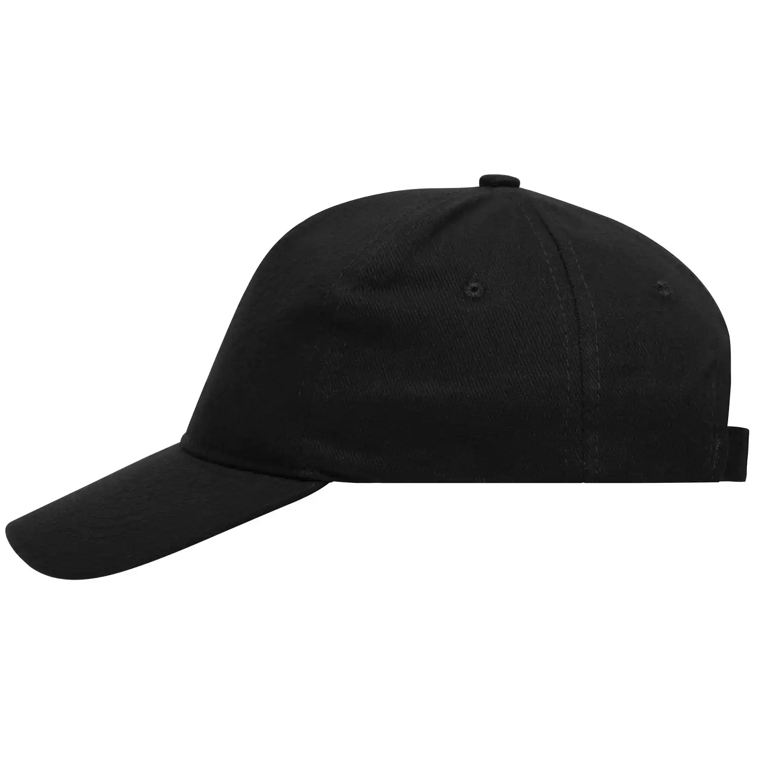 Basecap Heavy Cotton "MB092" 5-Panel in black - Bild 1
