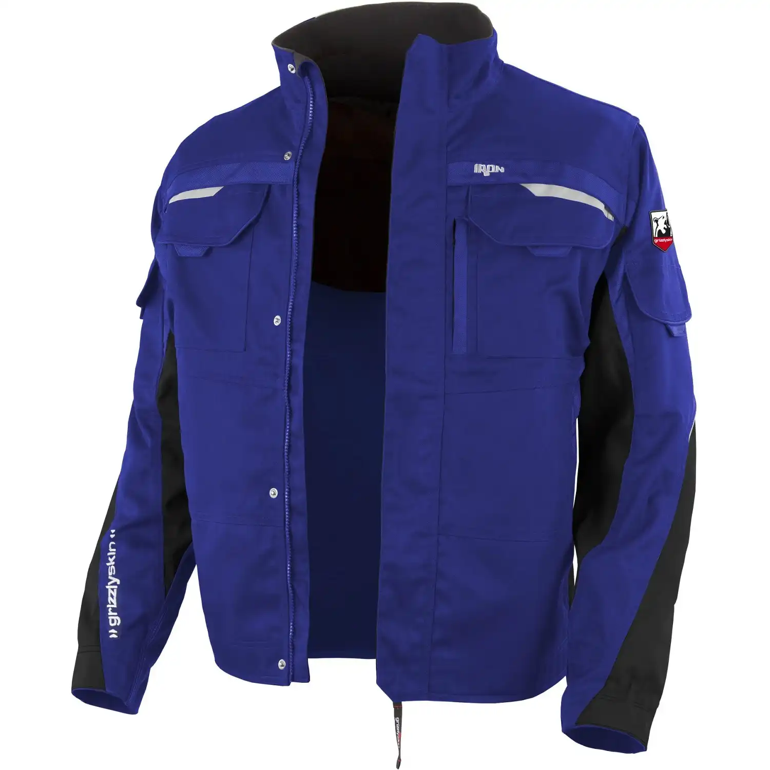 Bundjacke "IRON" in kornblau/schwarz, S - Thumbnail 1
