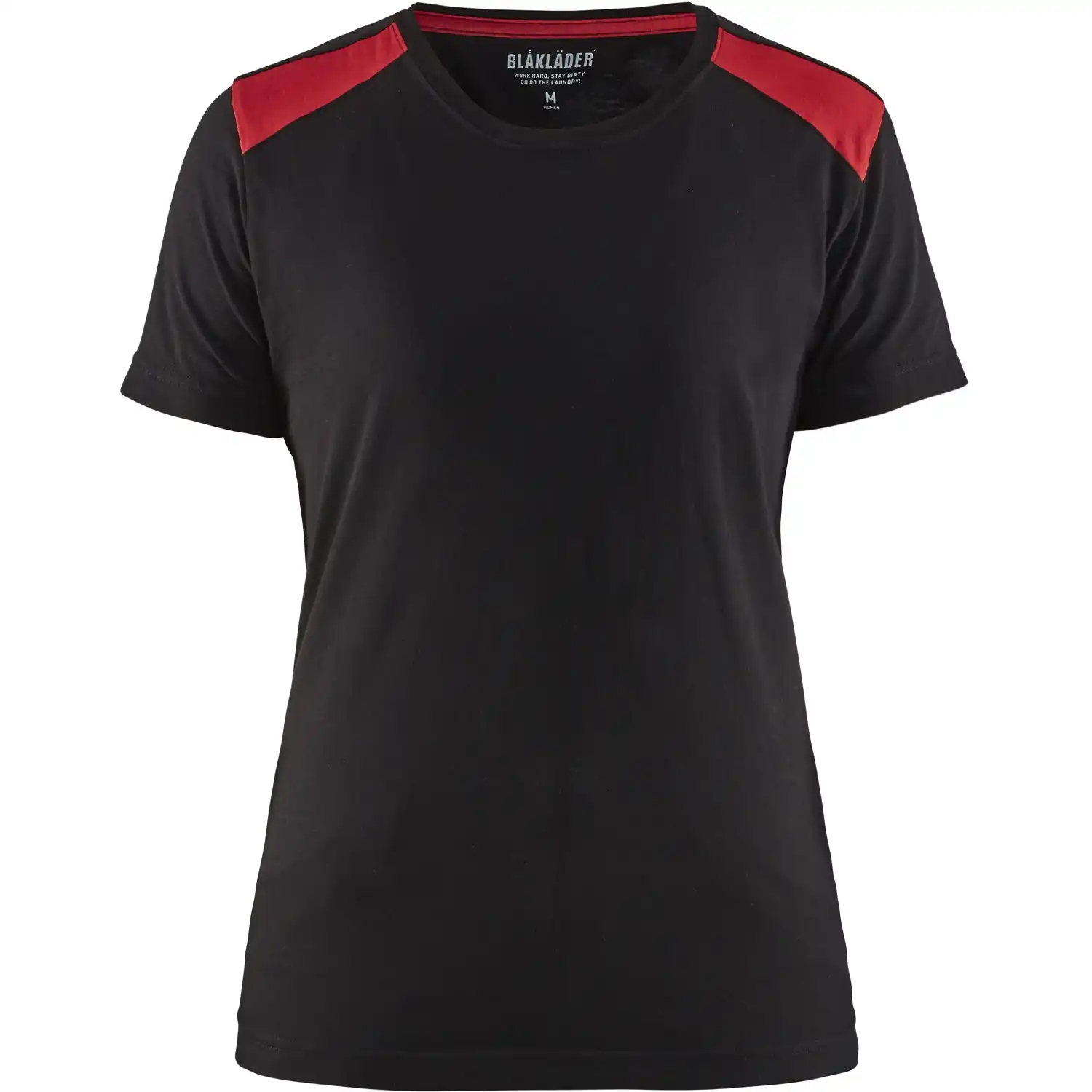 Damen T-Shirt "3479" in schwarz/rot, 3XL - Thumbnail 1