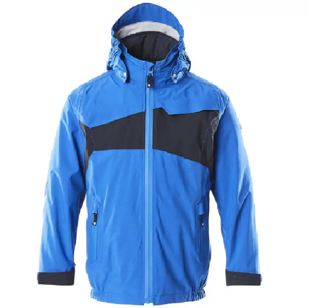 Kinder Hardshelljacke "ACCELERATE" in azurblau/schwarzblau, 104 - Bild 1