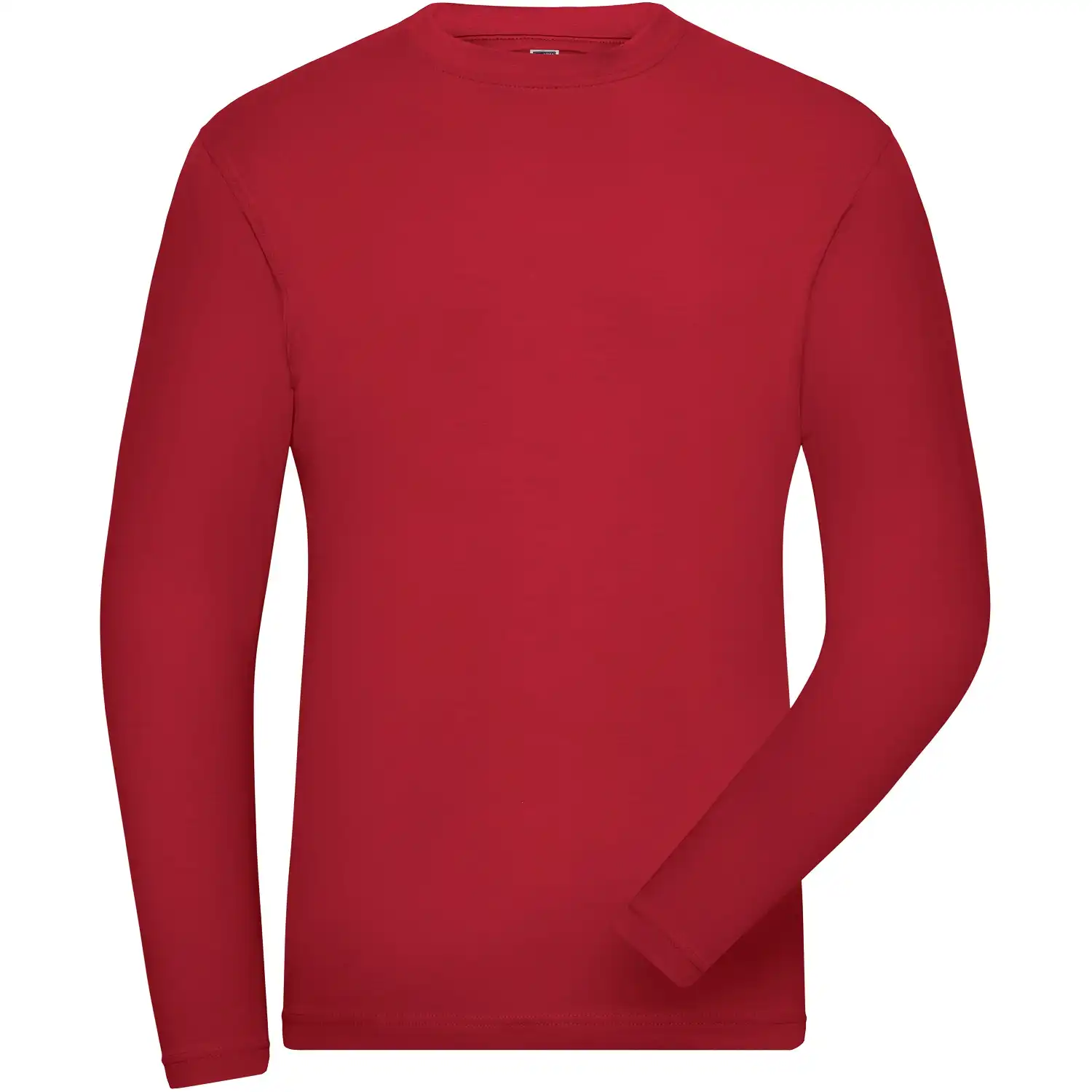 Bio Stretch Langarmshirt "JN1804" UV-Schutz in red, 3XL - Bild 1