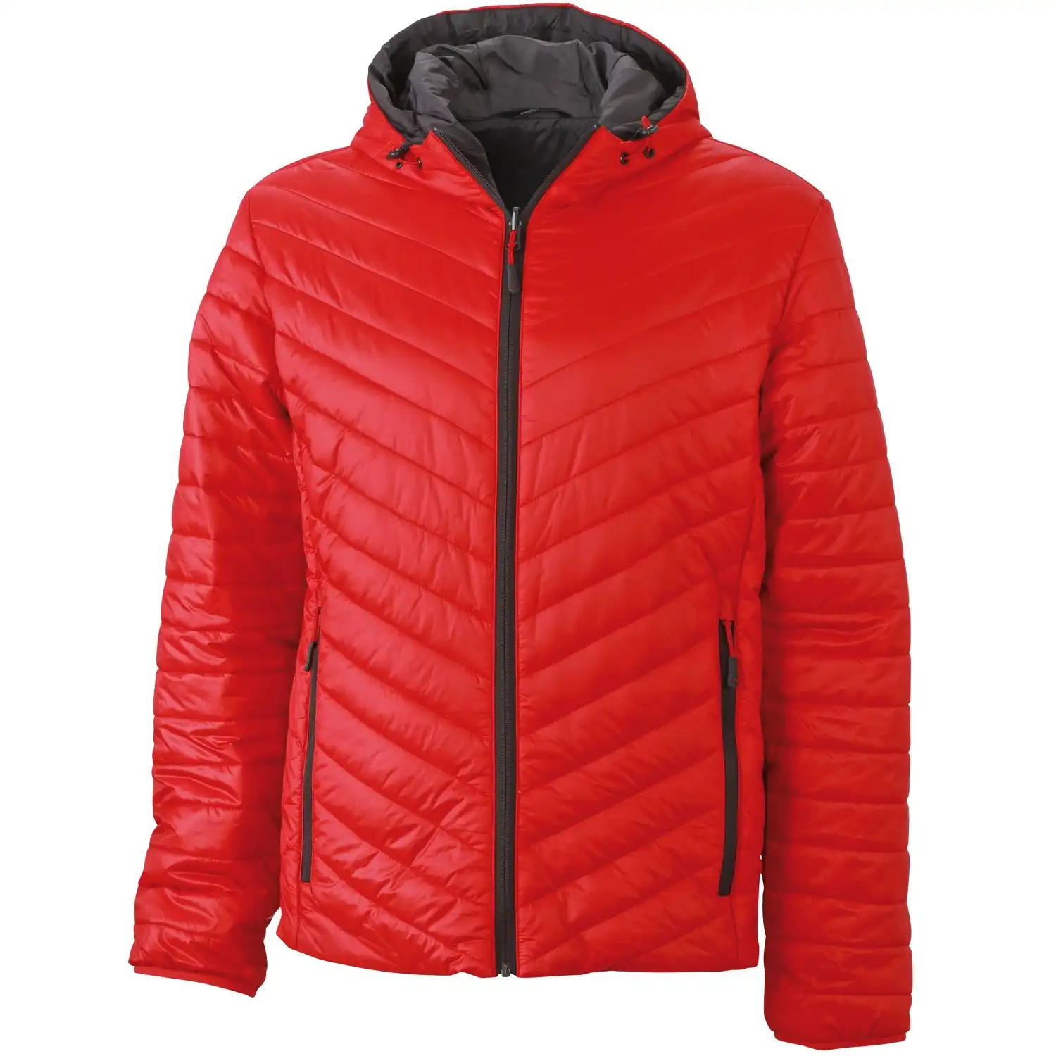 Wende-Steppjacke "JN1092" in red/carbon, 3XL - Thumbnail 1