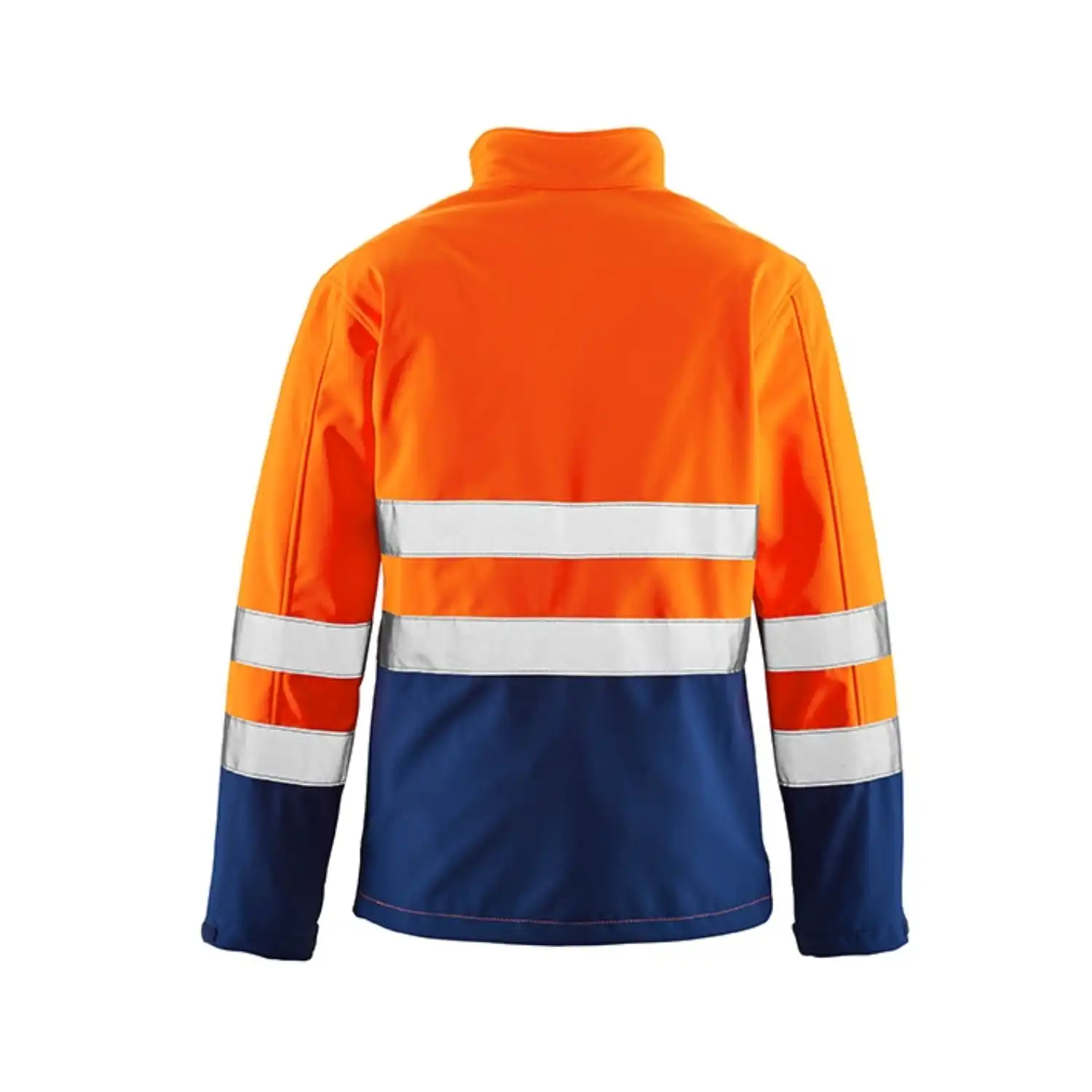 Warnschutz-Softshelljacke "PITTSBURGH" orange/blau in 3XL - Thumbnail 2