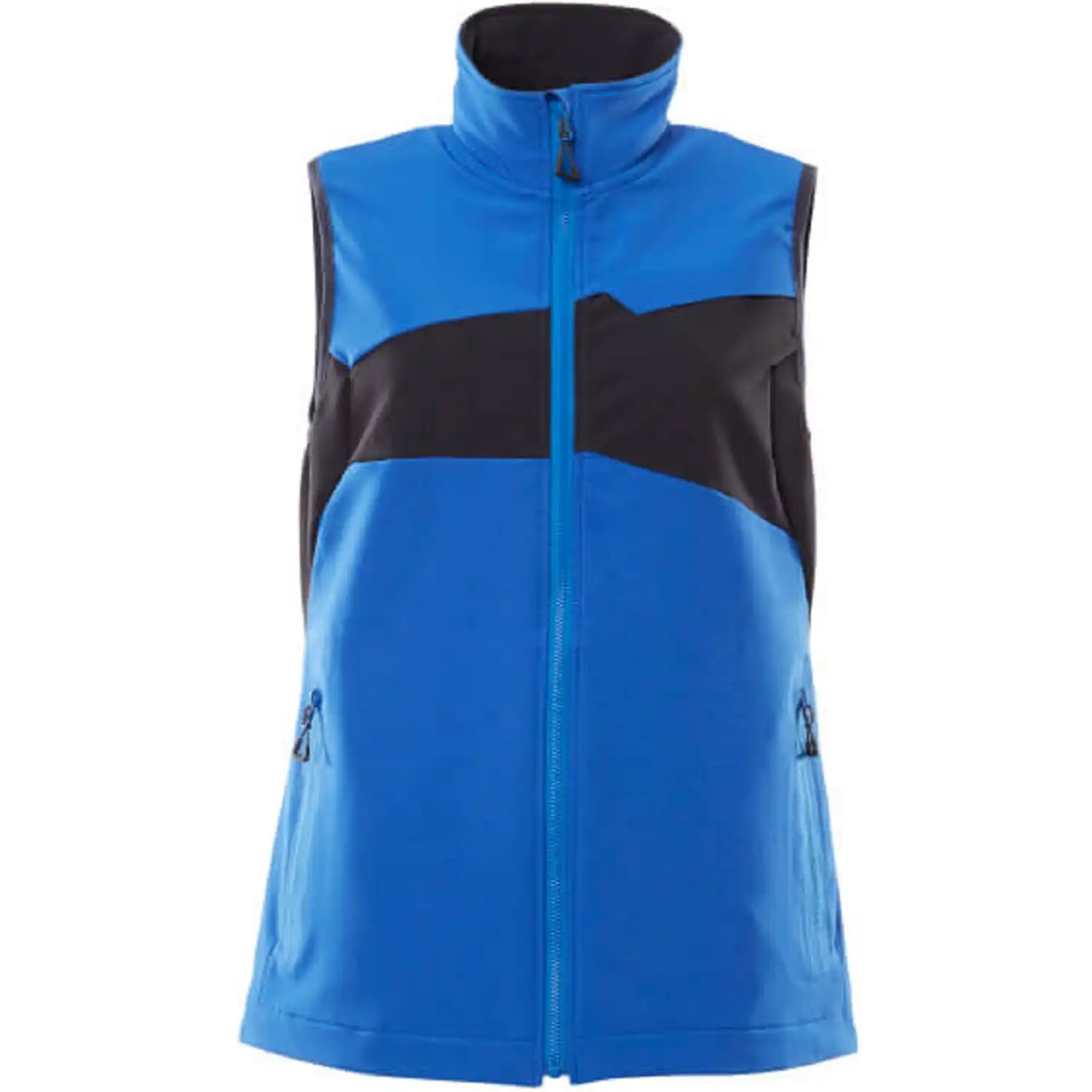Damen Stretch-Arbeitsweste "ACCELERATE" in azurblau/schwarzblau, XS - Bild 1