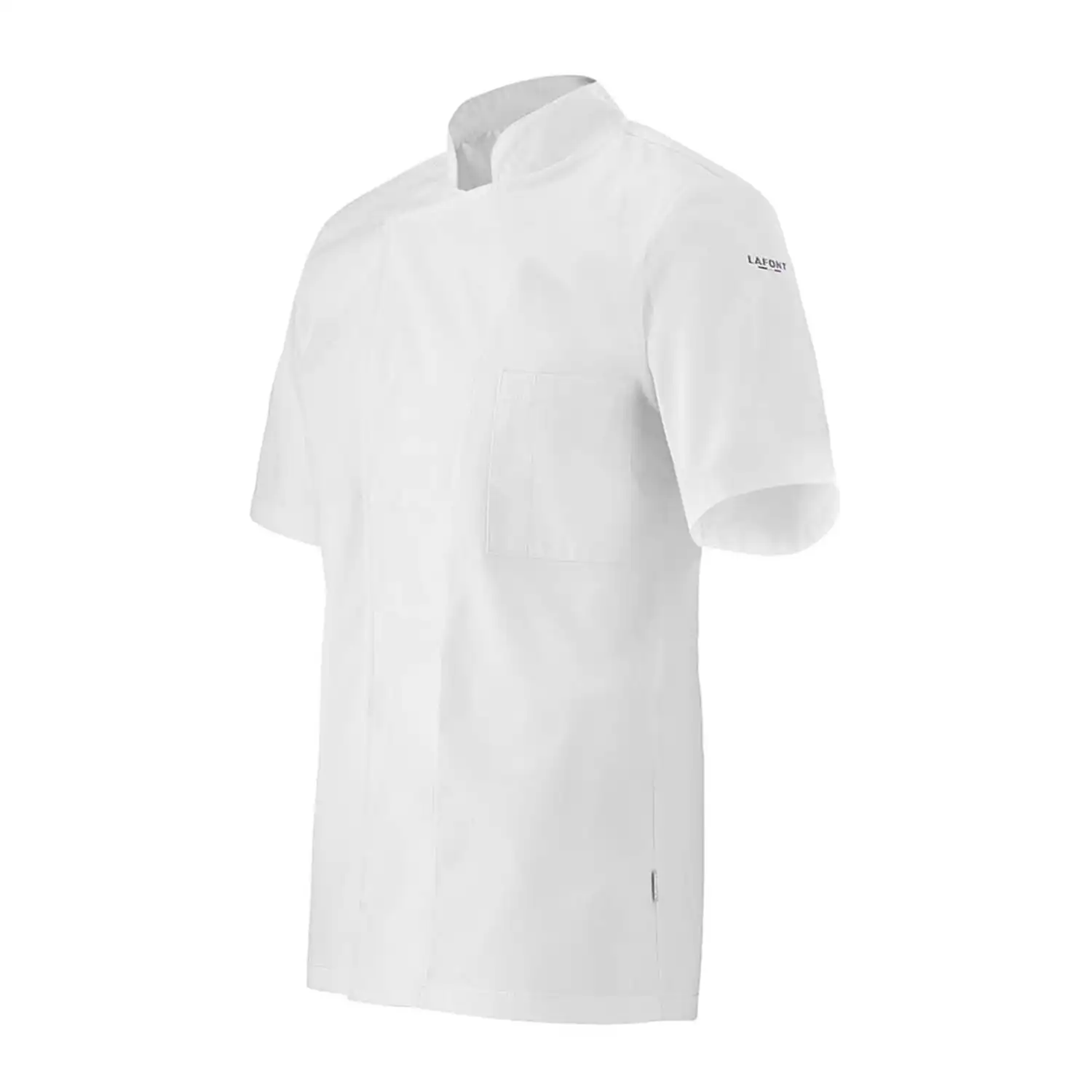 Herren Kochhemd "TURNIP" in L, Weiß - Thumbnail 2