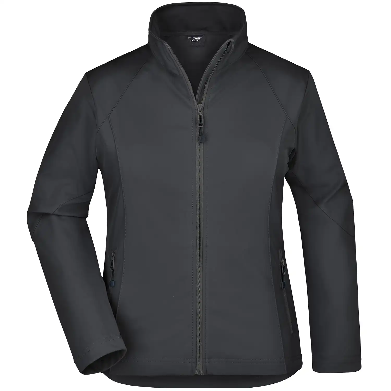 Damen Softshelljacke "JN1021" in black, L - Thumbnail 1