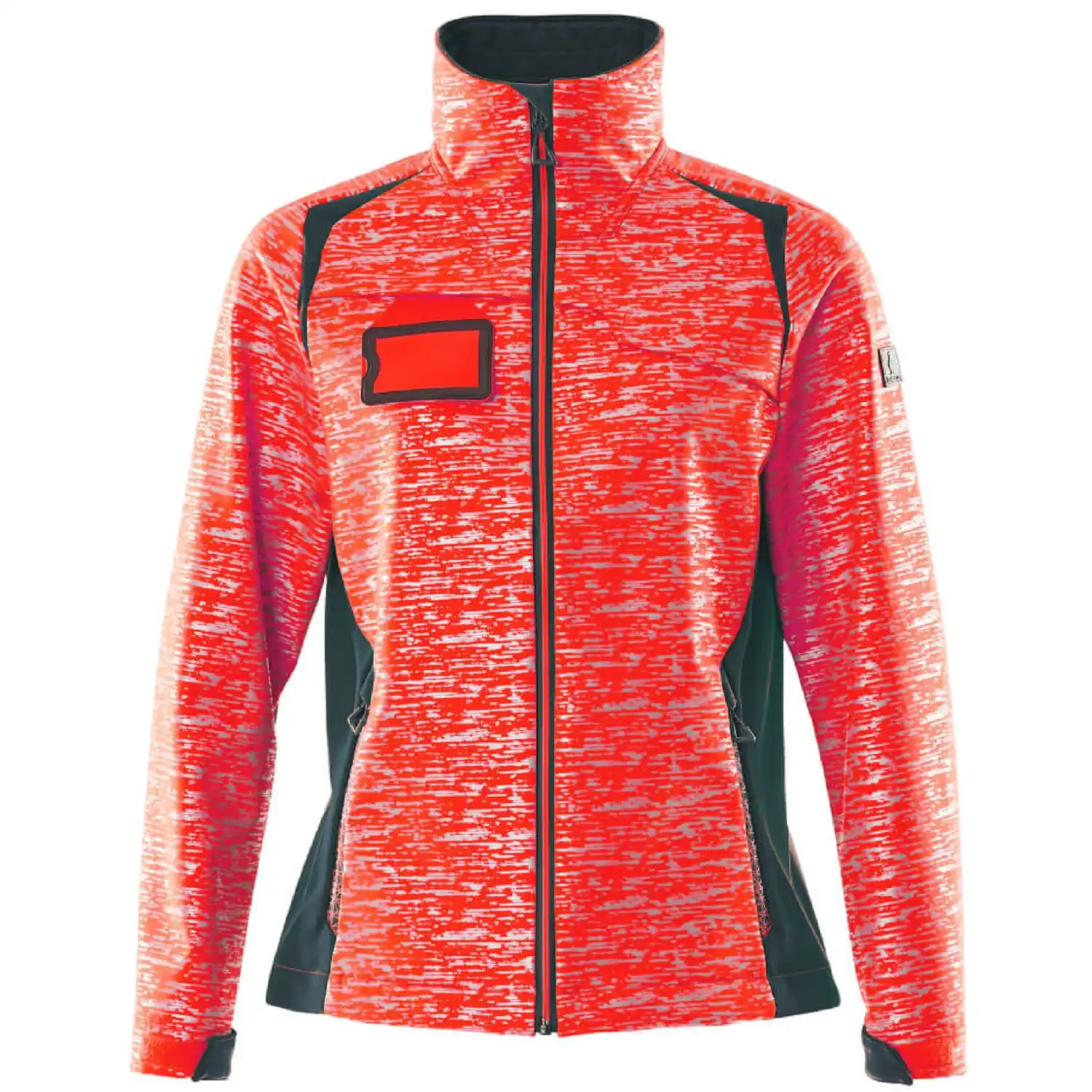 Damen Softshell Jacke "ACCELERATE SAFE" in rot/schwarzblau, S - Bild 1