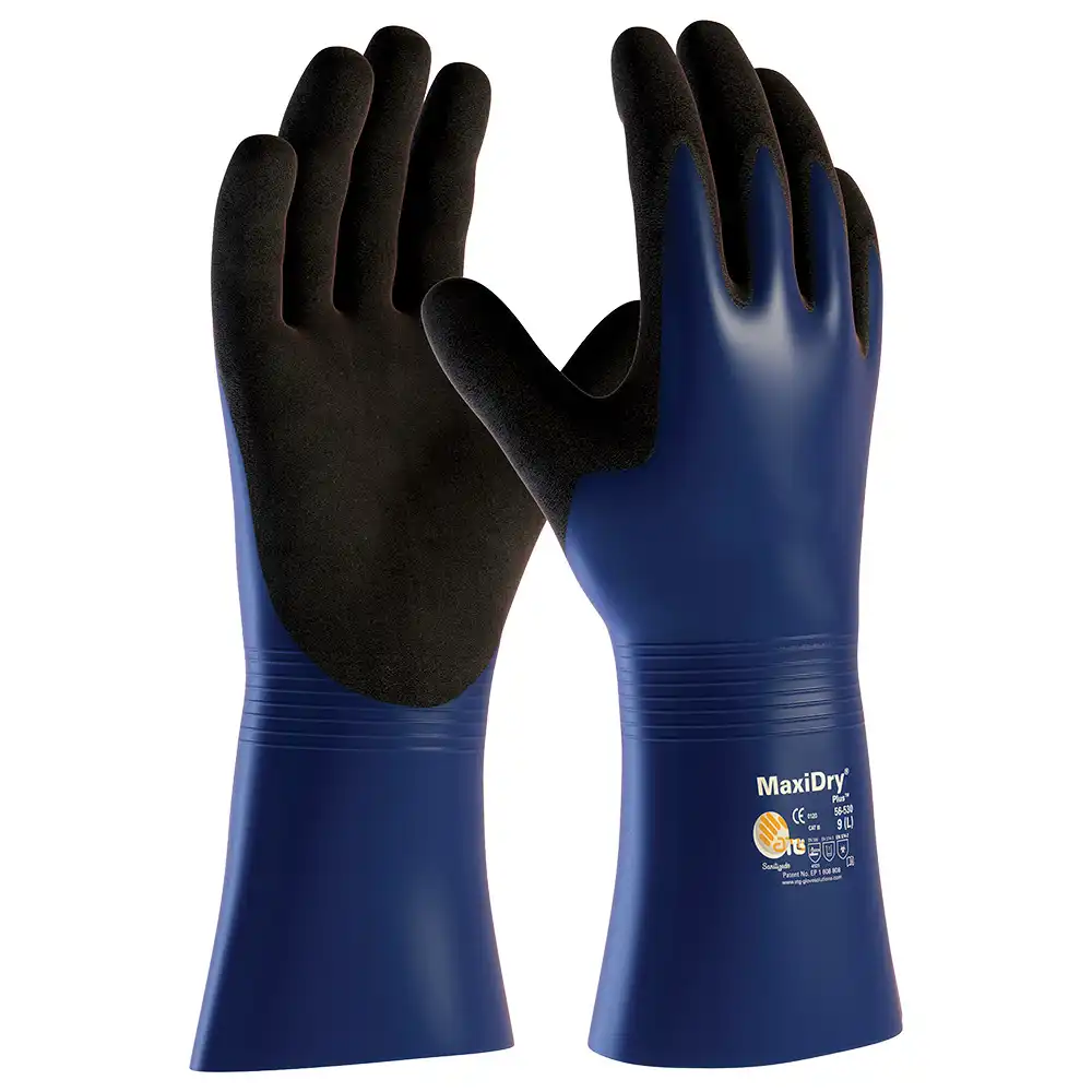 Nitril-Montagehandschuh 56-530 "MaxiDry® Plus™" in 9 (L) - Bild 1