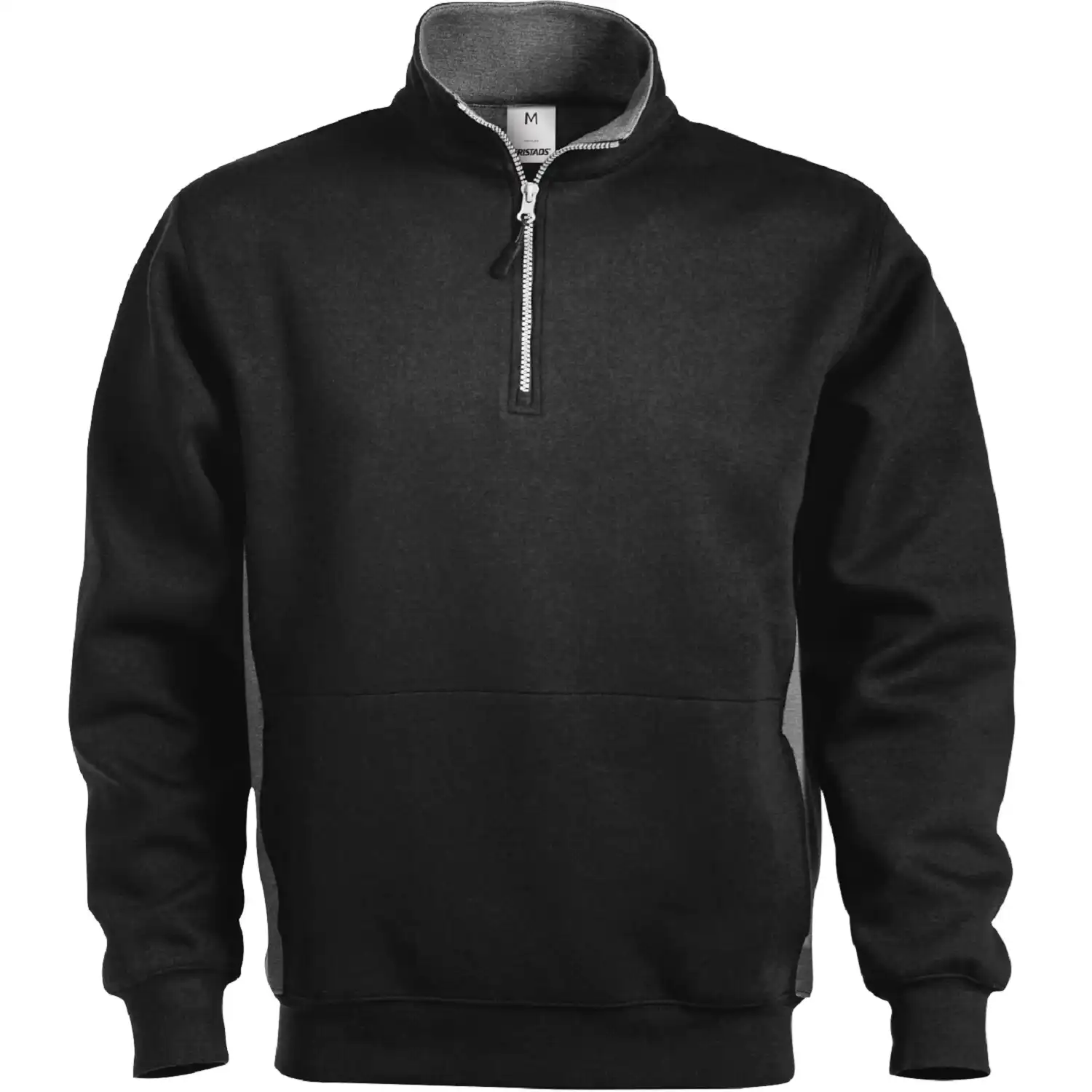 Zip-Sweatshirt "1705 DF" in schwarz, XL - Thumbnail 1