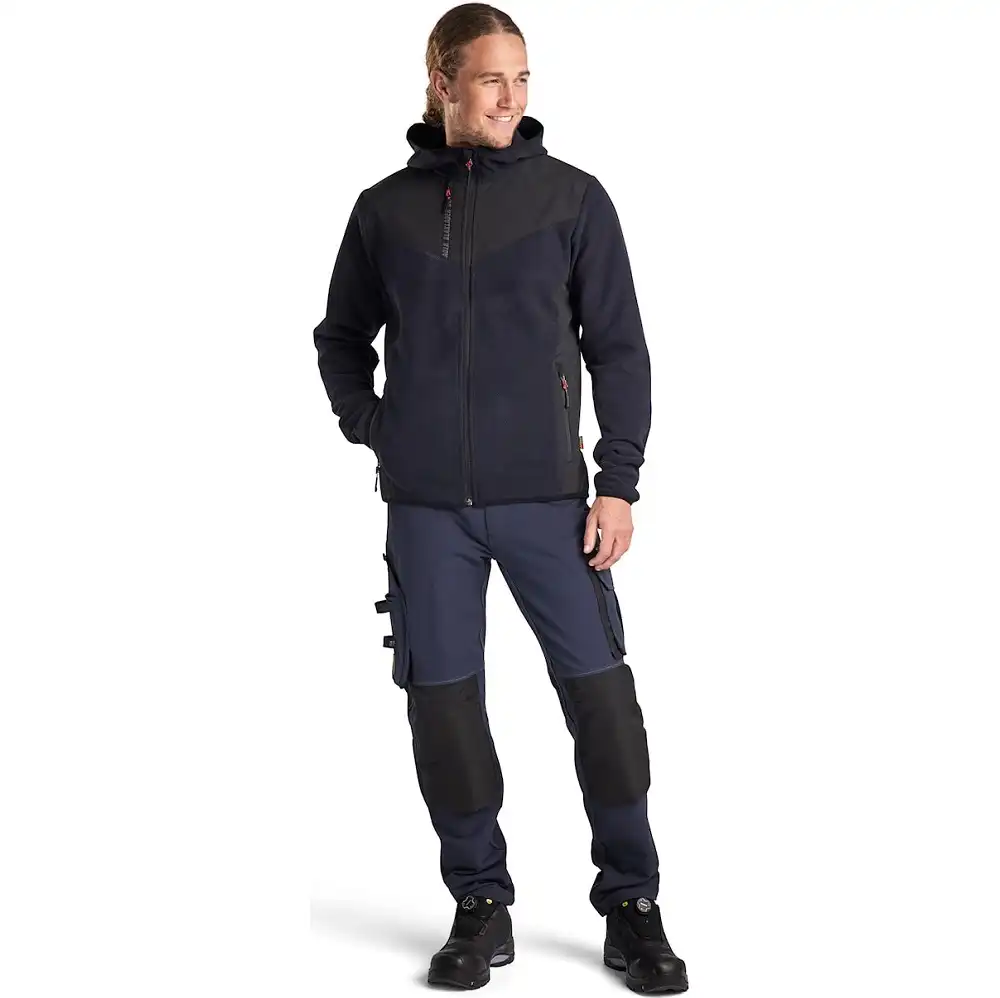 Strickjacke "5940" in Dunkelmarine/Schwarz, 3XL - Thumbnail 3