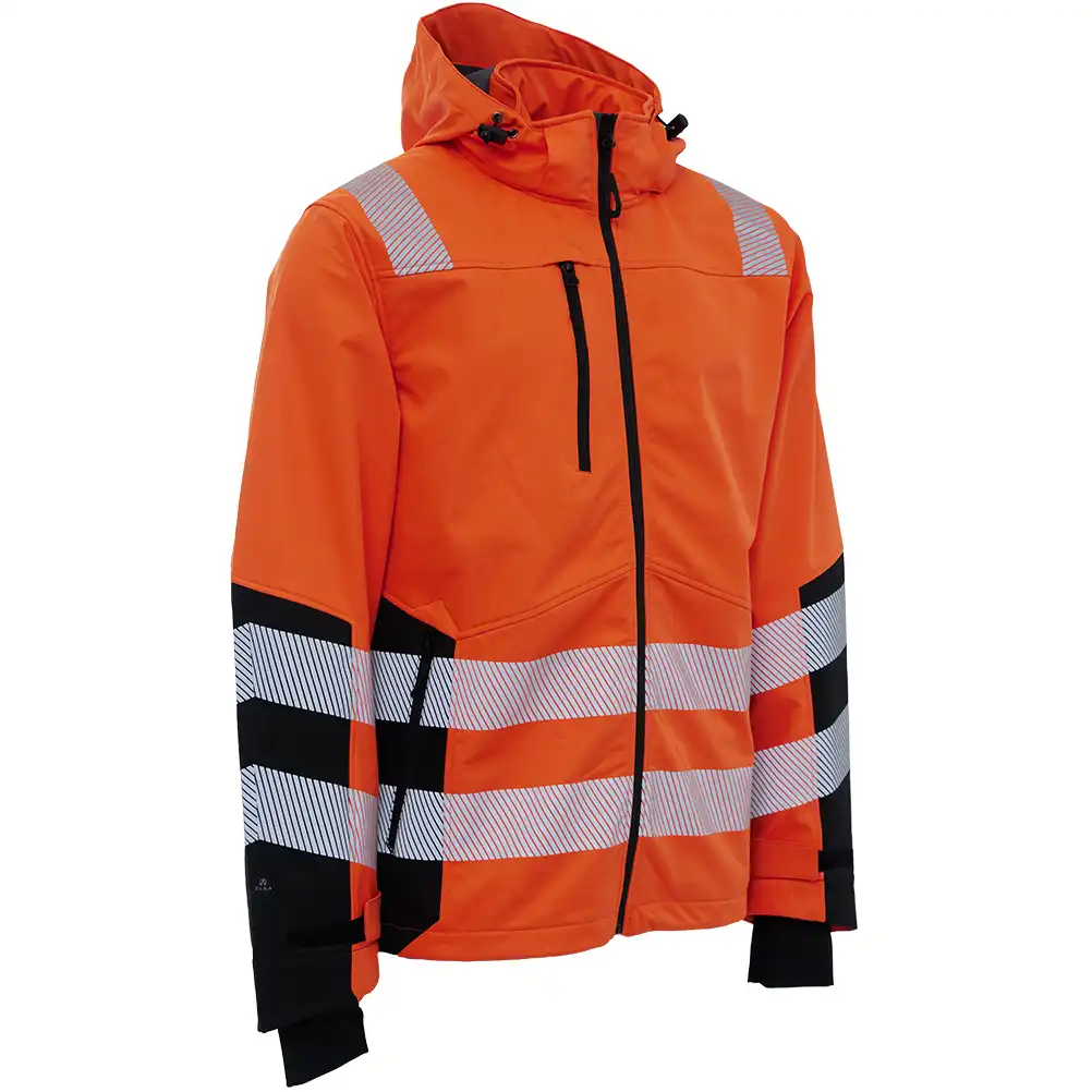 Warnschutz Softshelljacke "116503R" Visible Xtreme in orange/schwarz, XS - Thumbnail 1