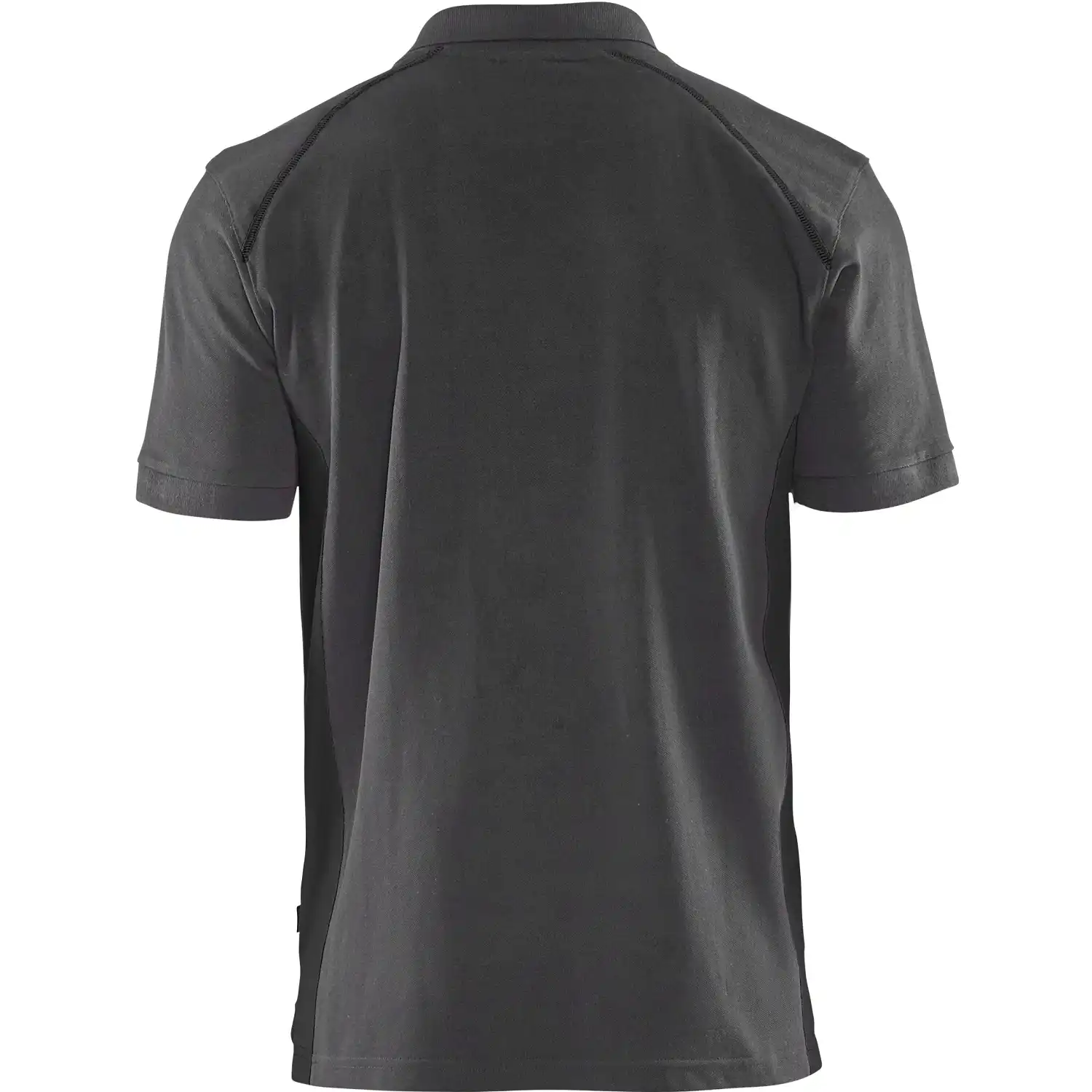 Polo-Shirt "3324" in mittelgrau/schwarz, XS - Thumbnail 2