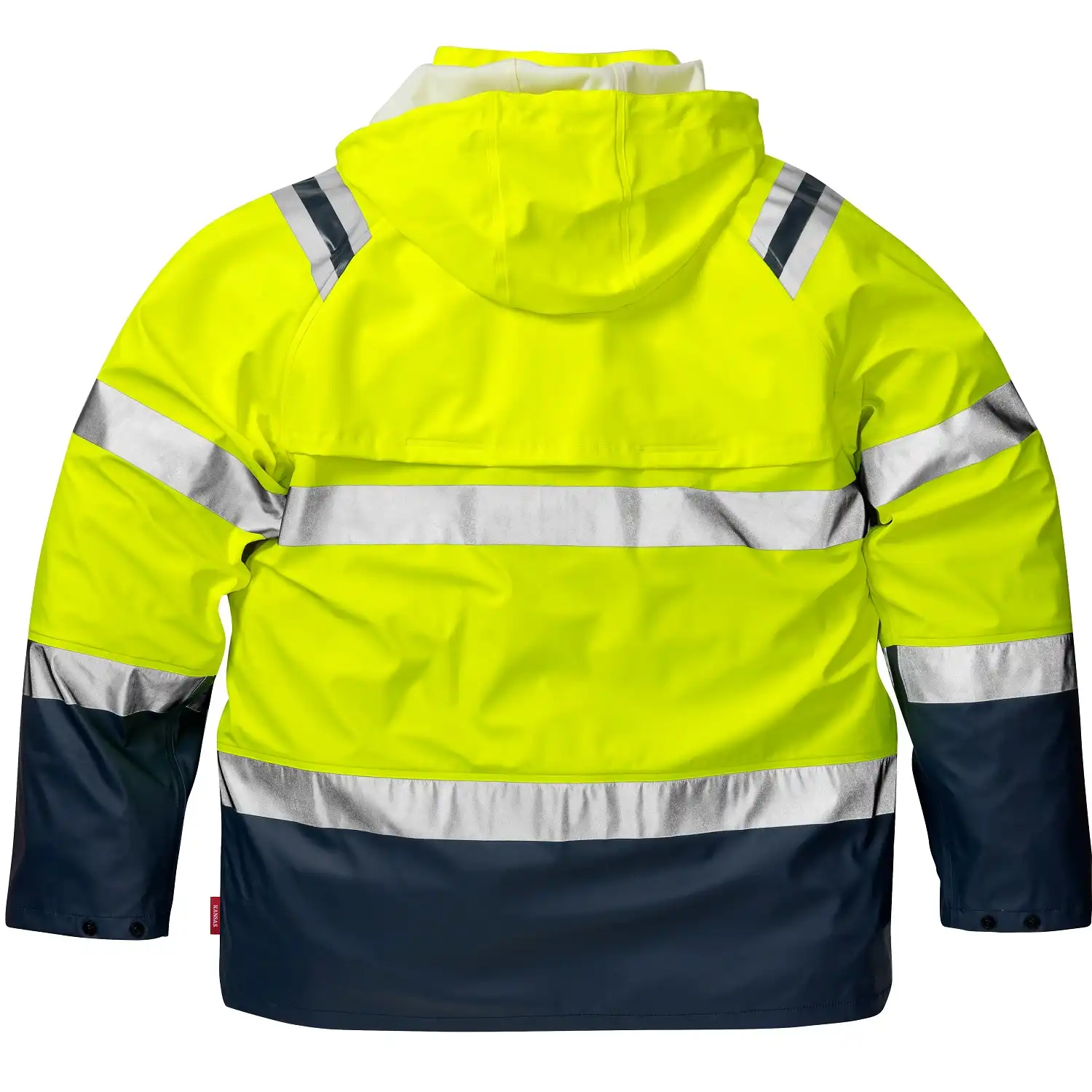 Warnschutz Regenjacke "4624 RS" Kl. 3 in gelb/marine, XXS - Thumbnail 2