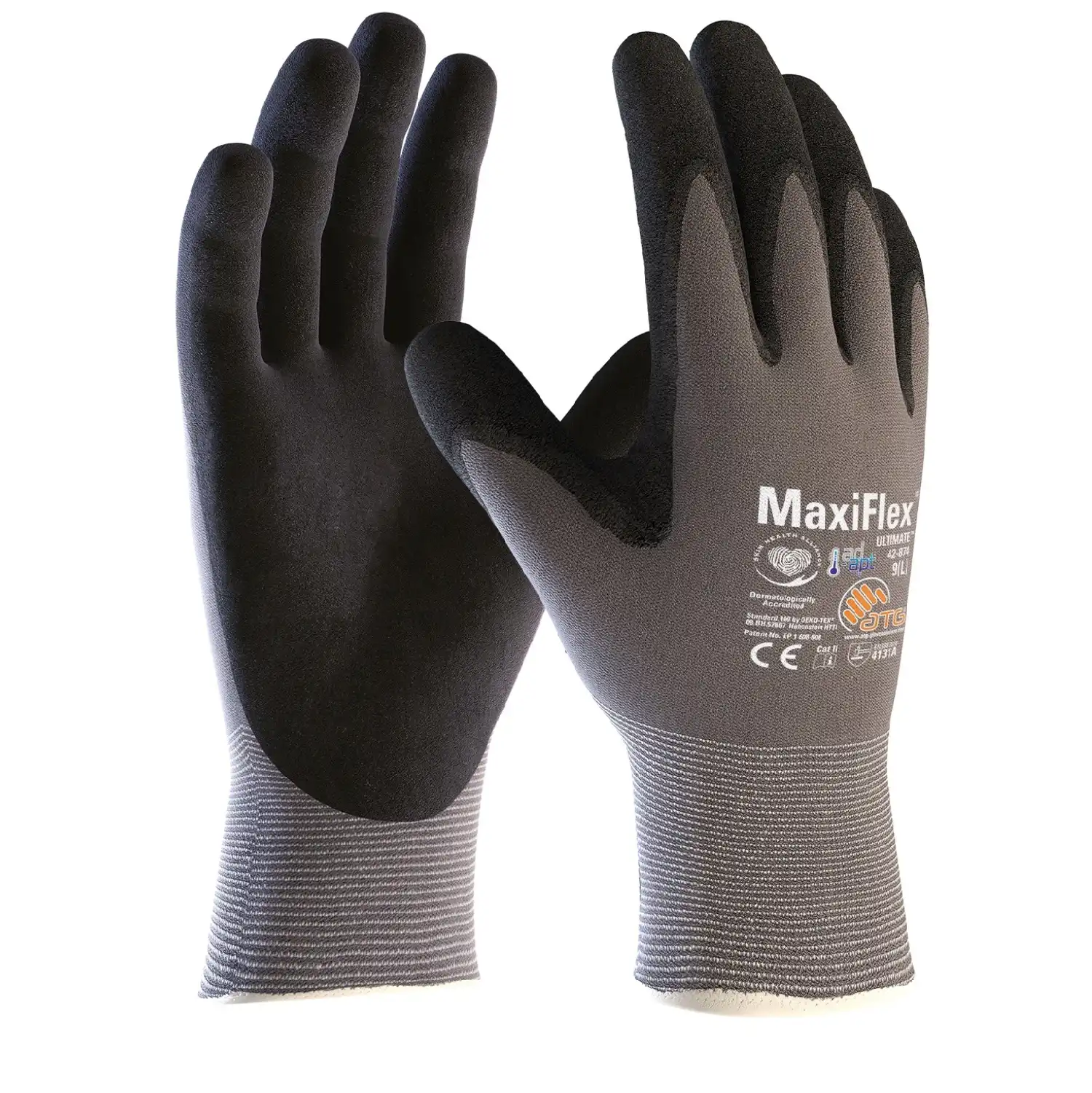 Nylon-Montagehandschuhe 42-874 "MaxiFlex® ULTIMATE™ AD-APT®" in 10 (XL) - Bild 1