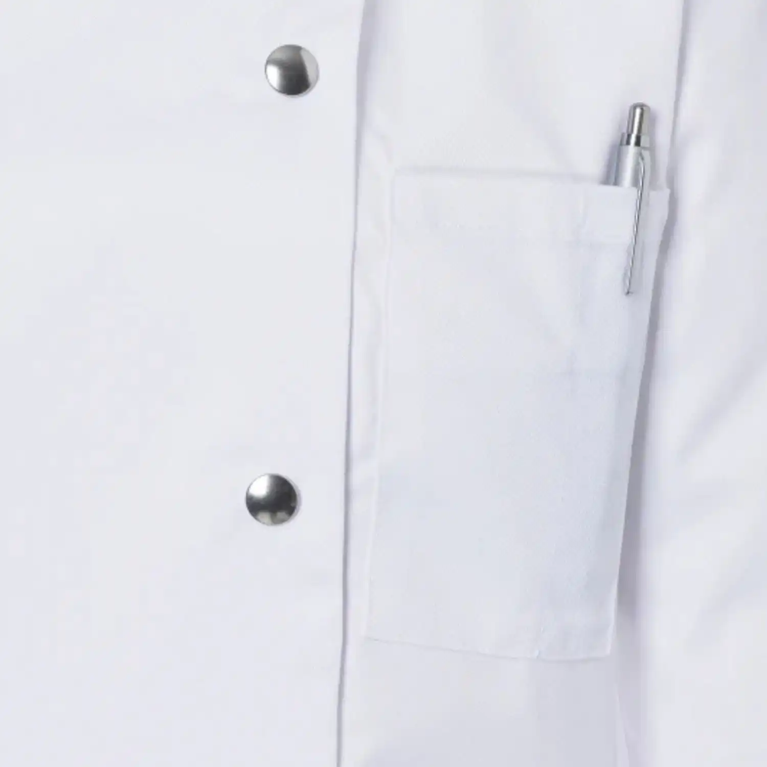 Damen Kochjacke Larissa "JF 3" in 48, Weiß - Thumbnail 5