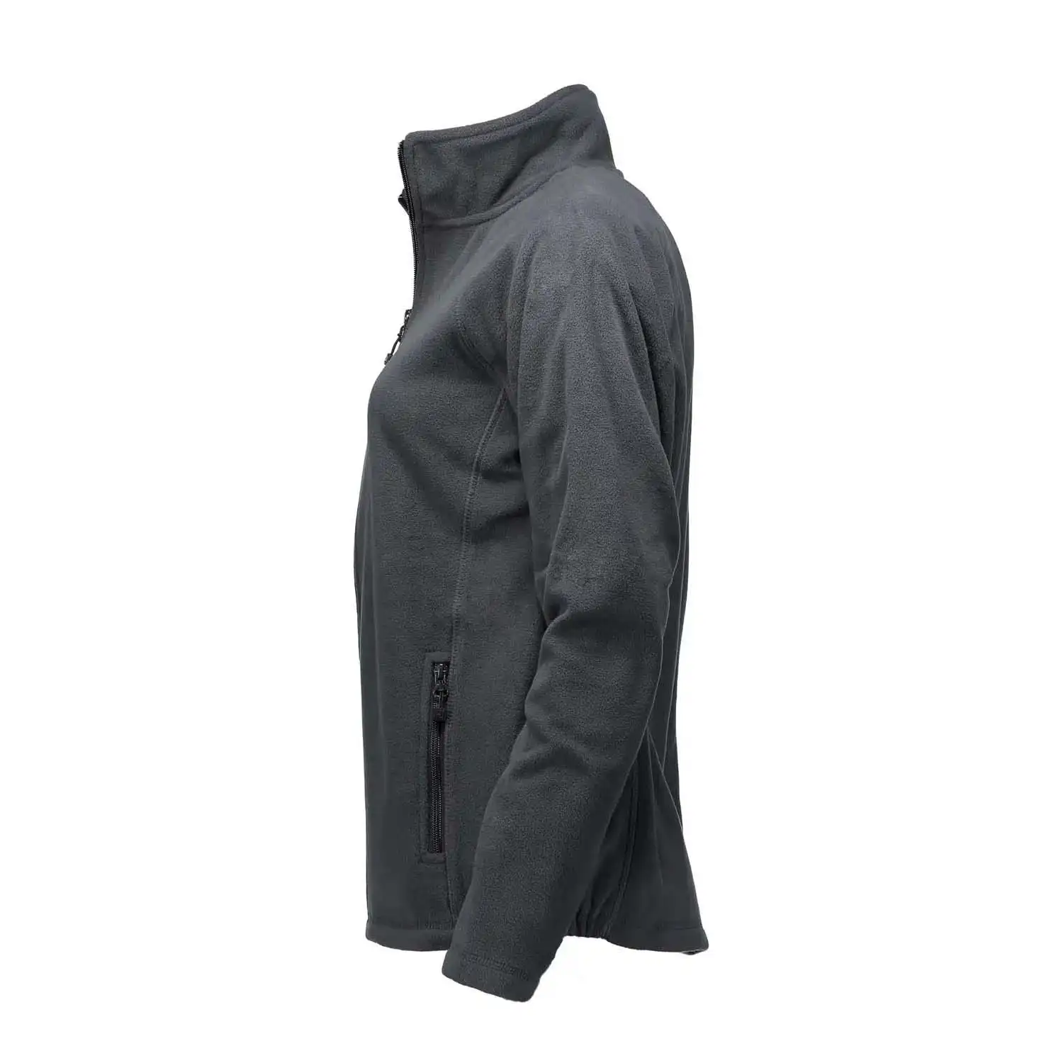 Damen Fleecejacke "58050" ID0805 in kohle, S - Thumbnail 2