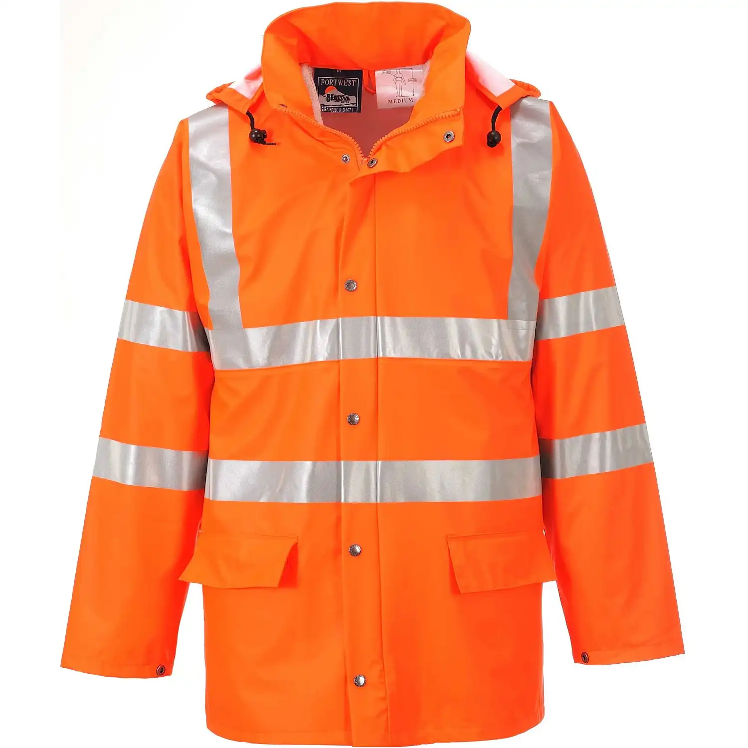 Warnschutz Regenjacke "RT50" Sealtex™ Ultra orange in S - Thumbnail 1