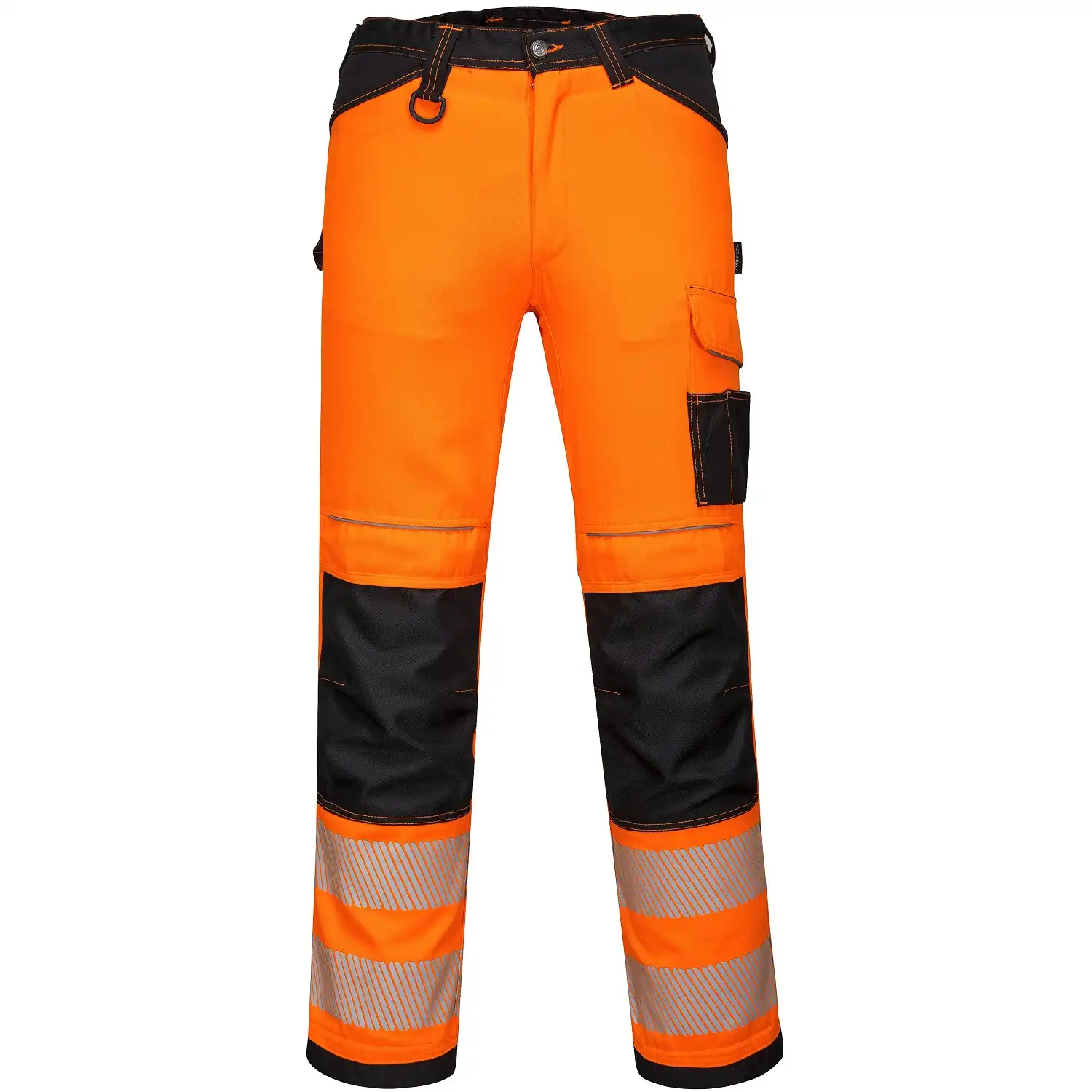 Damen Warnschutz Stretch-Bundhose "PW385" PW3 in orange/schwarz, 38 (EU 50) - Thumbnail 1