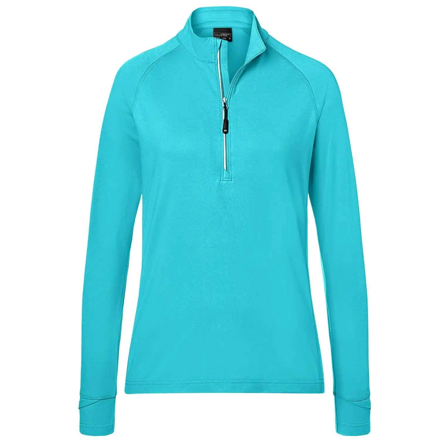 Damen Langarm-Shirt "JN787" in turquoise, M - Thumbnail 1