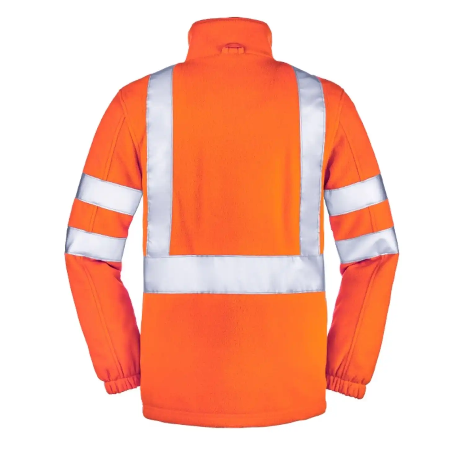 Warnschutz Fleecejacke "SEATTLE" - 4PROTECT® in Orange, L - Thumbnail 3
