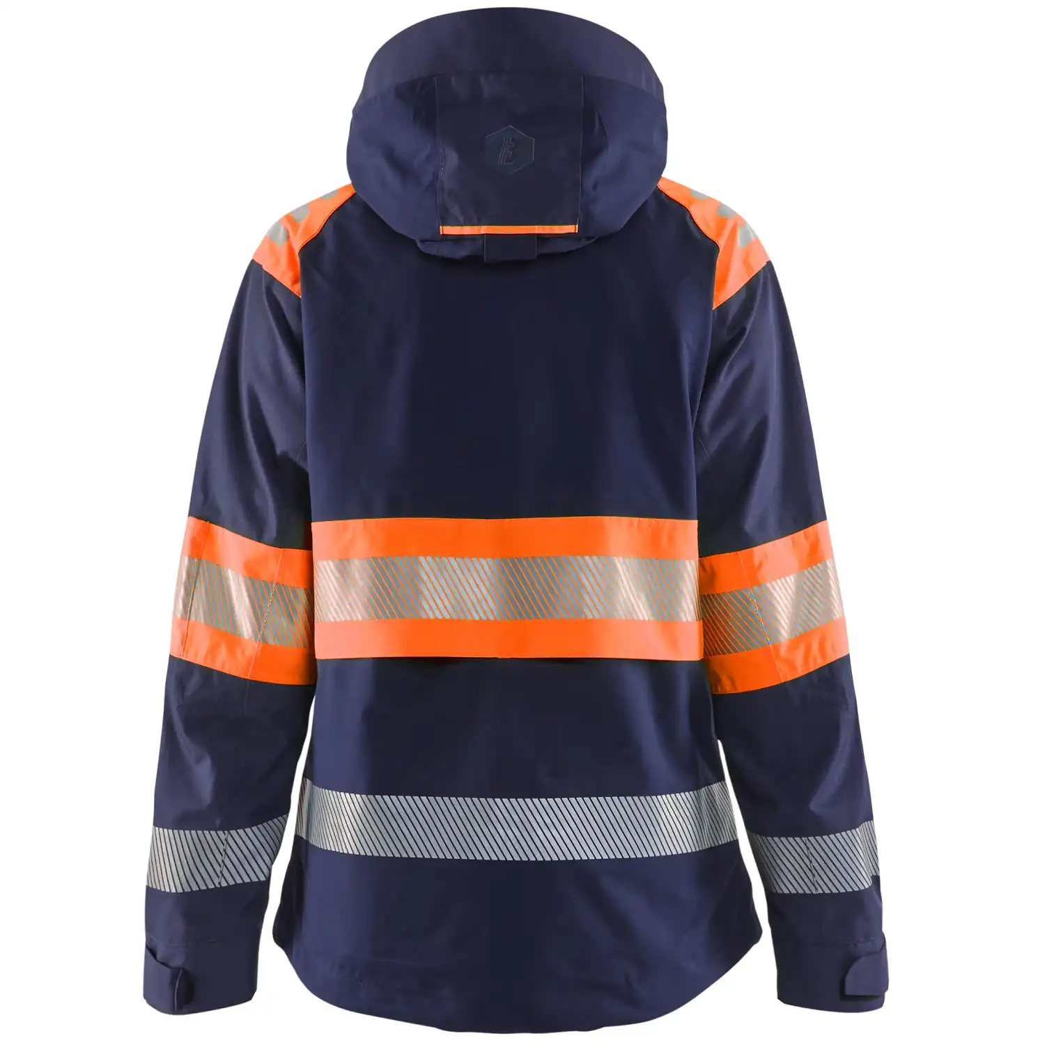 Damen Warnschutz Regenjacke Kl. 1 "4430" in marine/orange, 3XL - Thumbnail 2