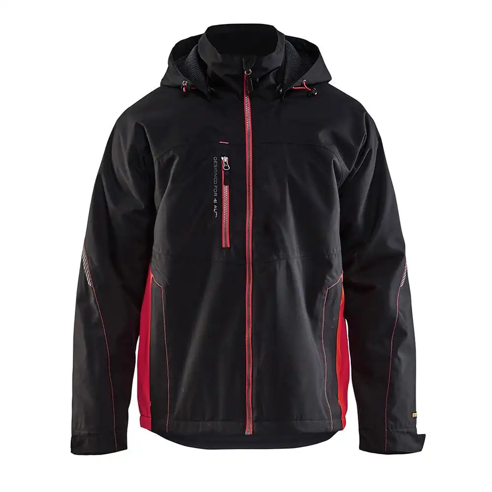 Shelljacke "4790" in schwarz/rot, 3XL - Thumbnail 1