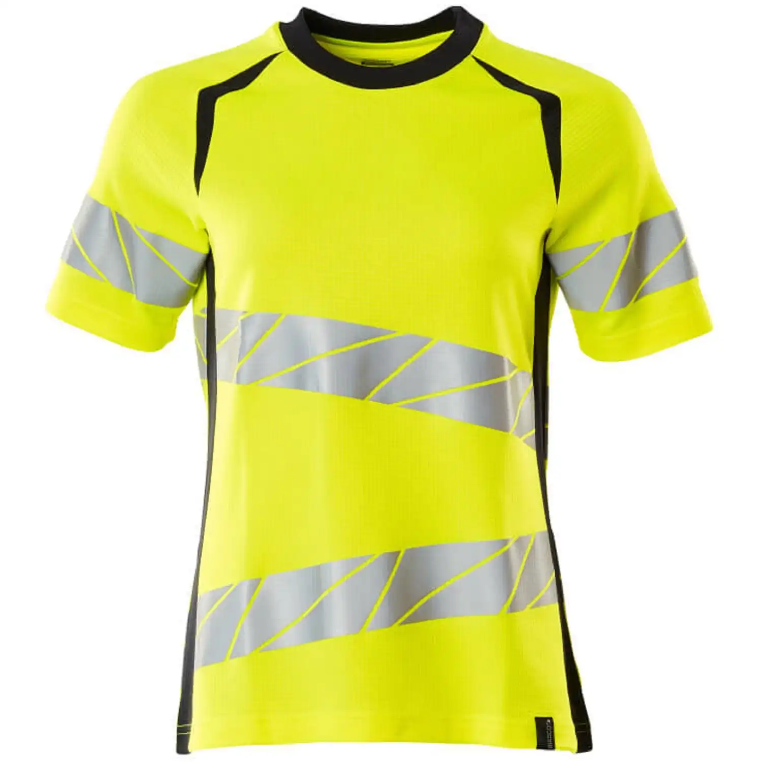 Damen Warnschutz T-Shirt "ACCELERATE SAFE" UV-Schutz in gelb/schwarzblau, S - Thumbnail 1