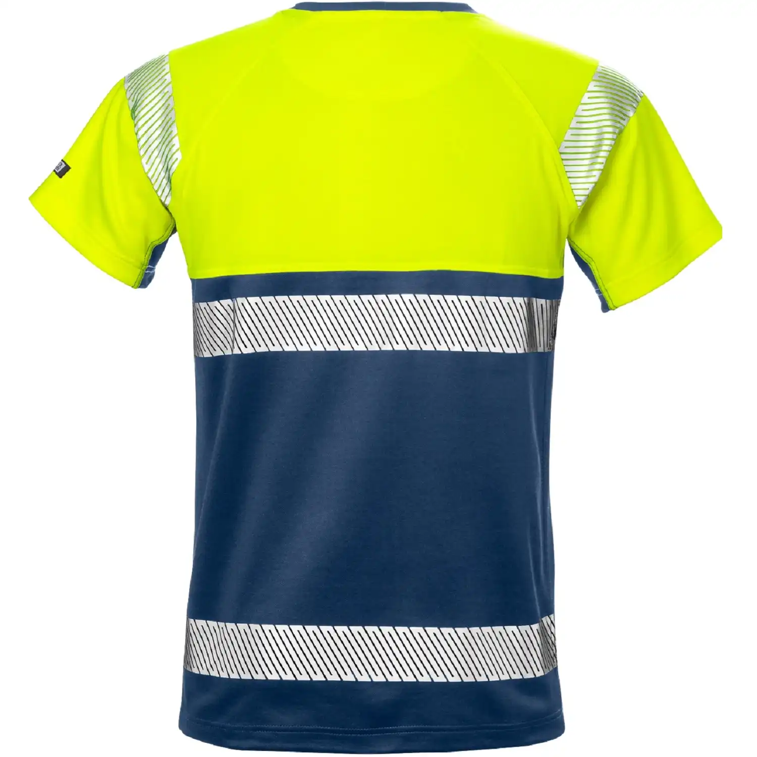 Warnschutz T-Shirt "7518 THV" Stiby UV-Schutz in gelb/marine, XS - Thumbnail 2