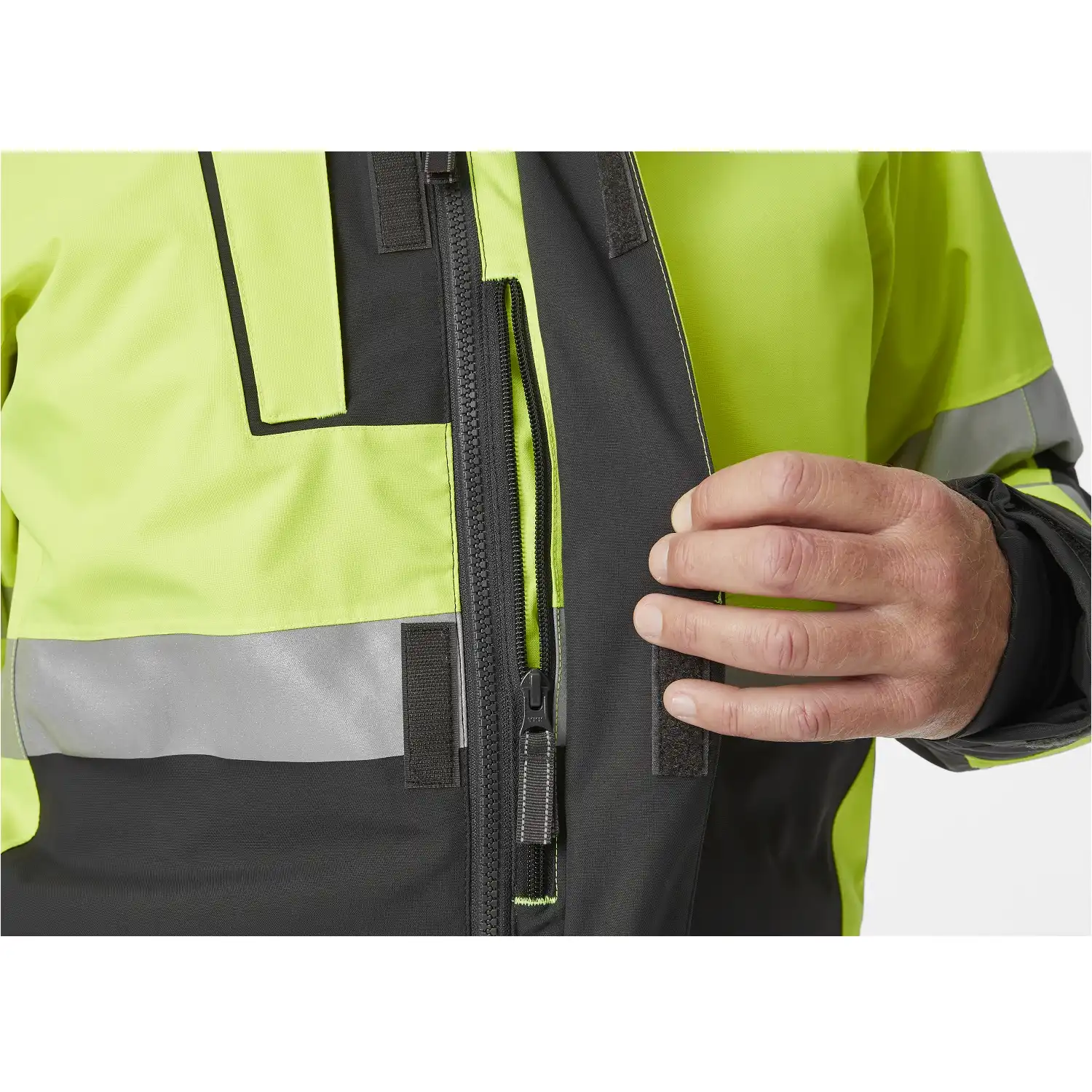 Warnschutz Regenoverall "ALNA 2.0" in orange/schwarz, C56 - Thumbnail 2