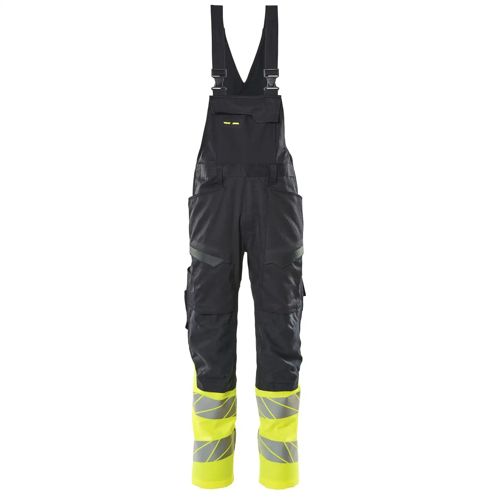 Warnschutz Latzhose Kl. 1 "ACCELERATE SAFE" in schwarzblau/gelb, 76C46 (EU 23) - Thumbnail 1