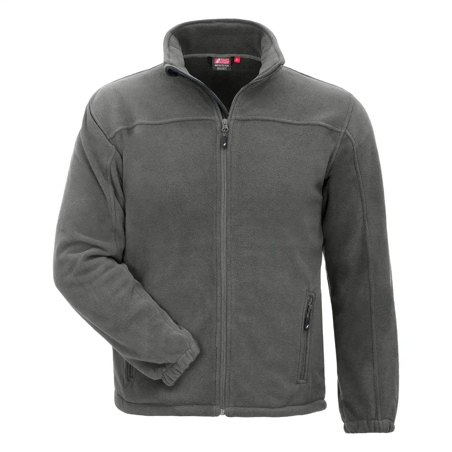 Fleecejacke "MOTION TEX PLUS" in grau, M - Thumbnail 1