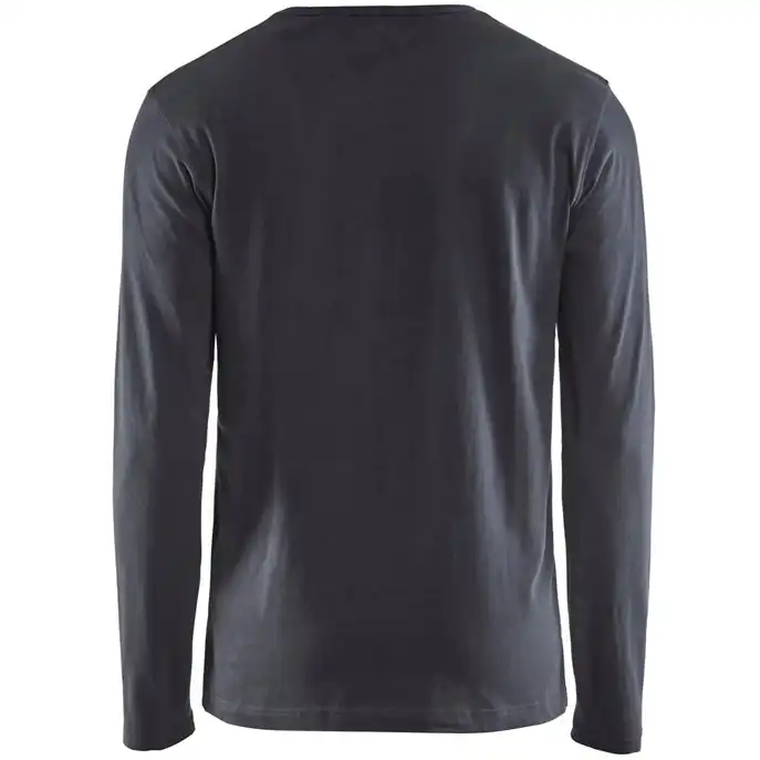 Langarmshirt "3500" in dunkelgrau, 3XL - Thumbnail 2