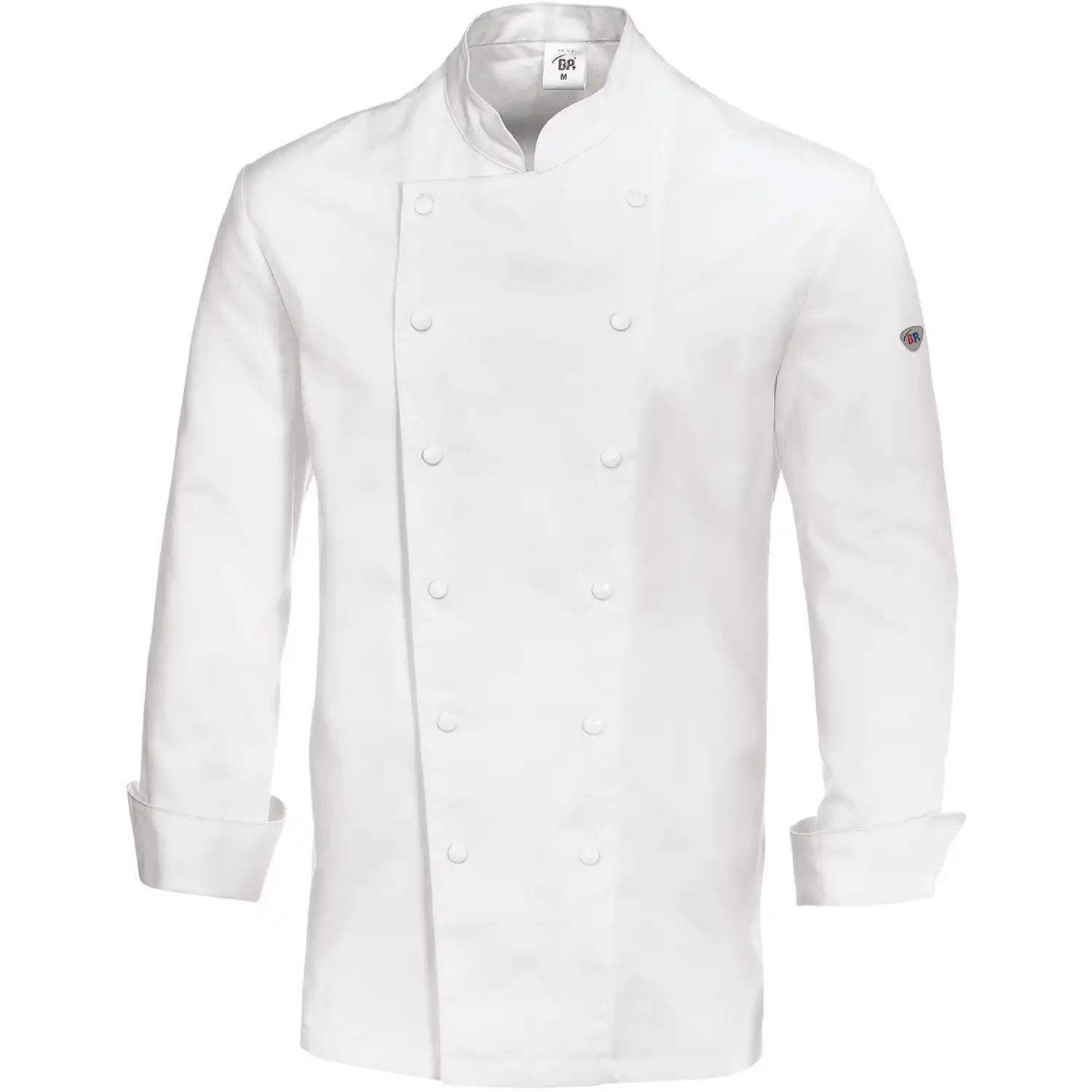 Kochjacke mit Druckknöpfen "1516-130" Gourmet weiß in L - Bild 1