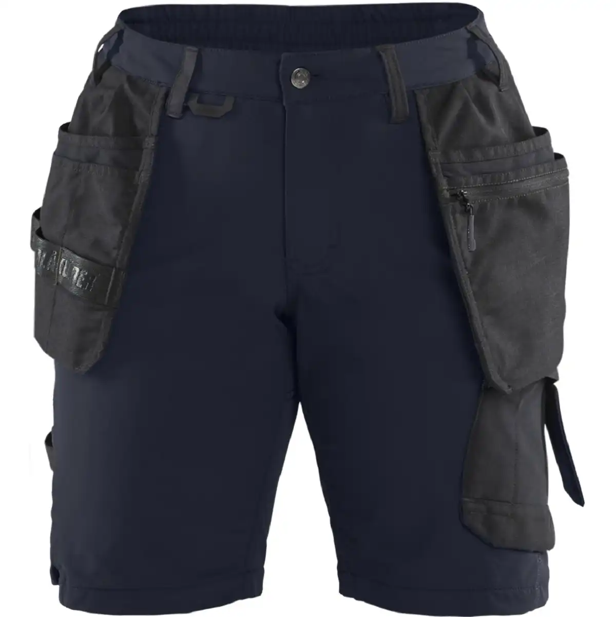 Damen Stretch Handwerkershorts "7183" in Dunkelmarine/Schwarz, C32 - Thumbnail 1