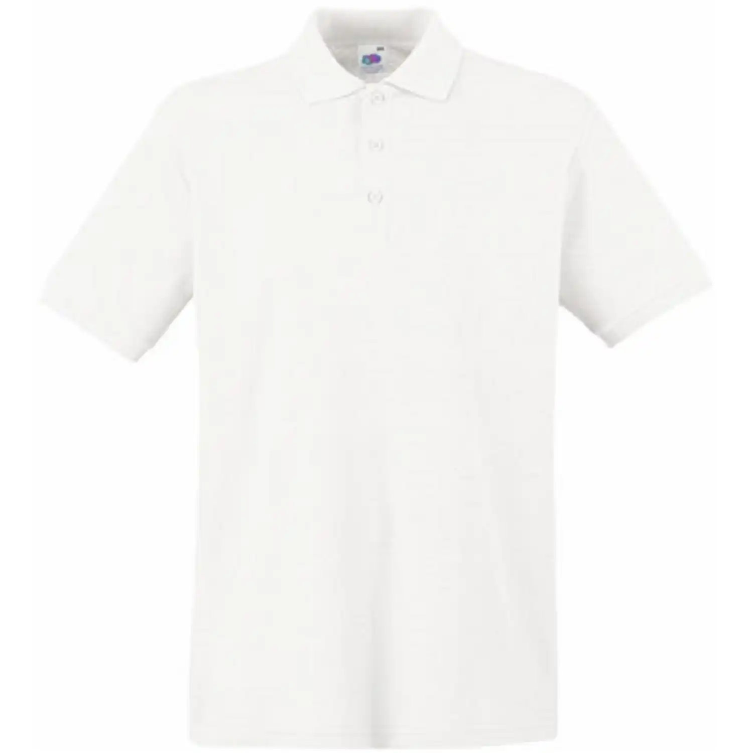 Polo-Shirt "F511N" Screen Star Original in white, L - Thumbnail 1