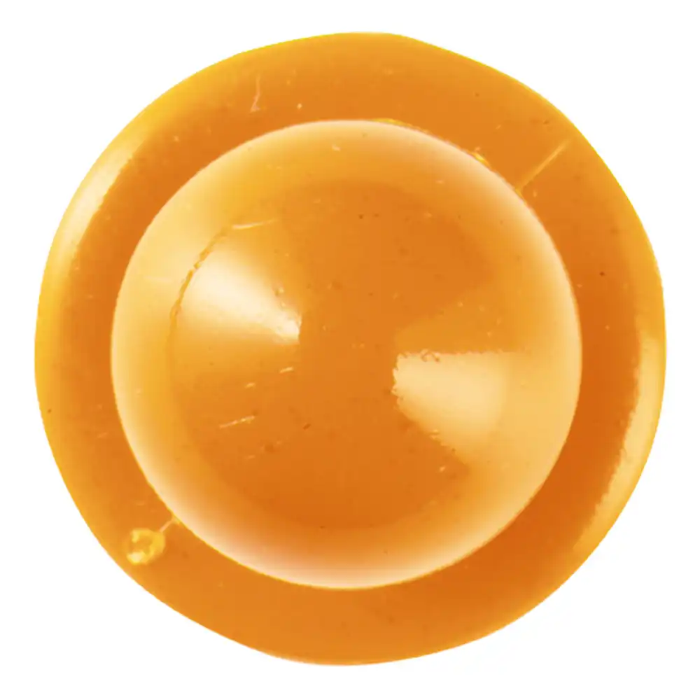 Kugelknöpfe "02/417" Unifarben | 5 x 12 Stk. in mango - Bild 1