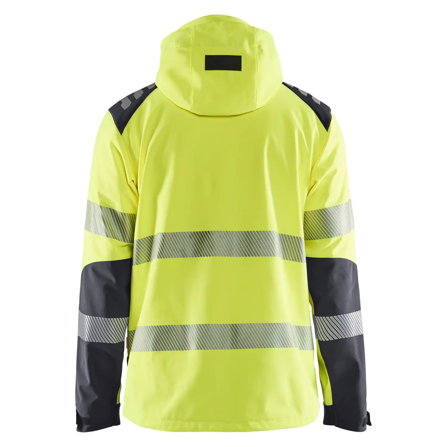 Warnschutz Softshelljacke "4491" in gelb/grau, 3XL - Thumbnail 2